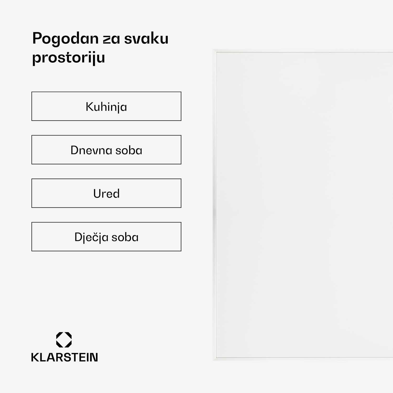 Wonderwall 600 Smart, infracrvena grijalica, 60 x 100 cm, 600 W, tjedni timer, IP24, bijela 100 x 60 cm | 600 W | Da