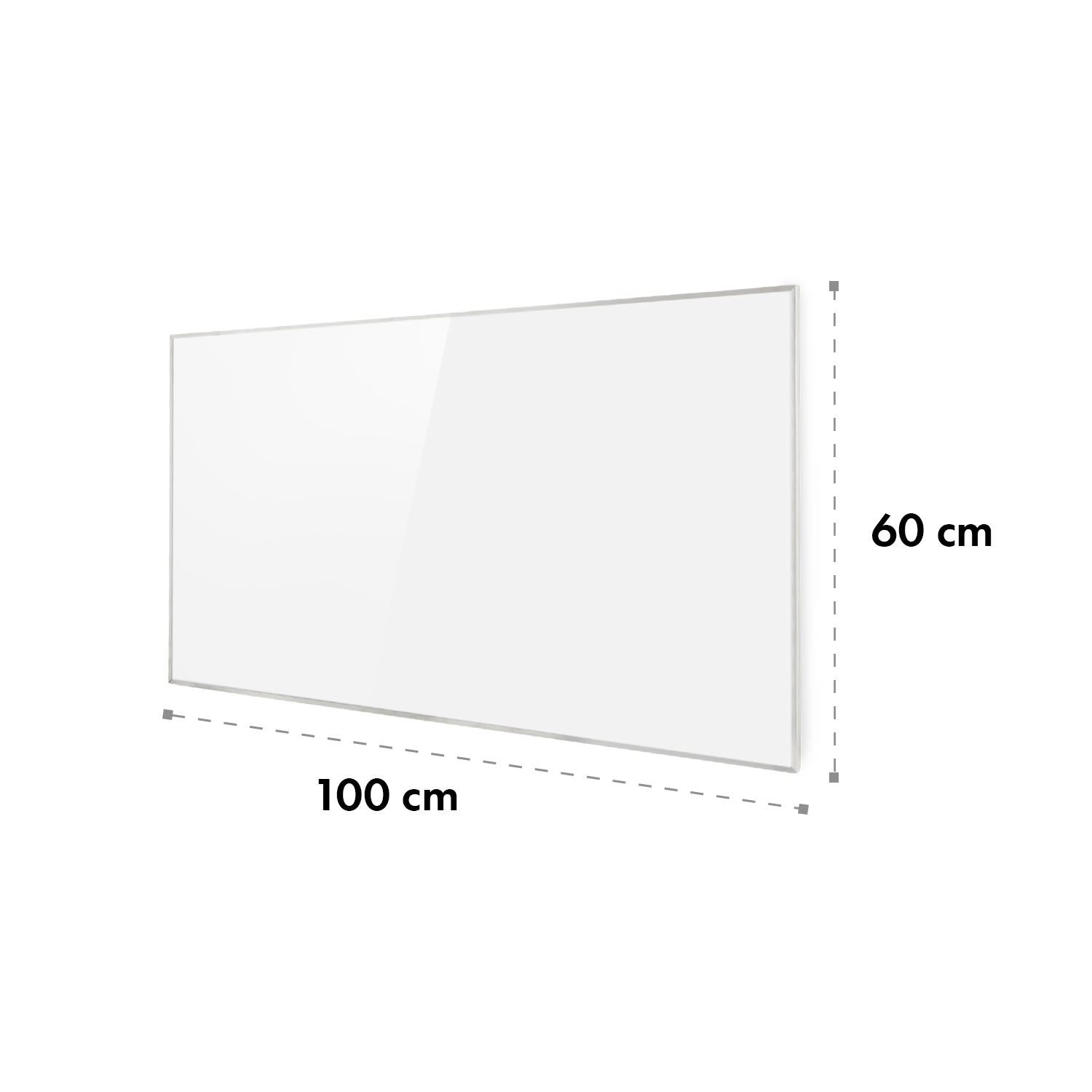 Wonderwall 600 Smart, infravörös hősugárzó, 60 x 100 cm, 600 W, heti időzítő, IP24, fehér 100 x 60 cm | 600 W | Igen