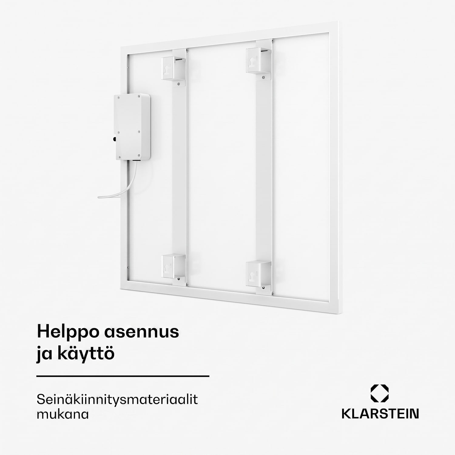 Wonderwall Smart infrapunalämmitin 60 x 60 cm sovelluksella ohjaus 360 W viikkoajastin IP24 60 x 60 cm | 360 W | Kyllä | Valkoinen