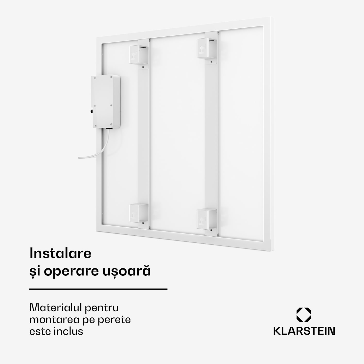 Wonderwall 360 Smart, încălzitor pe infraroșu, 60 x 60 cm, 360 W, cronometru săptămânal, IP24, alb 60 x 60 cm | 360 W | Da | Alb