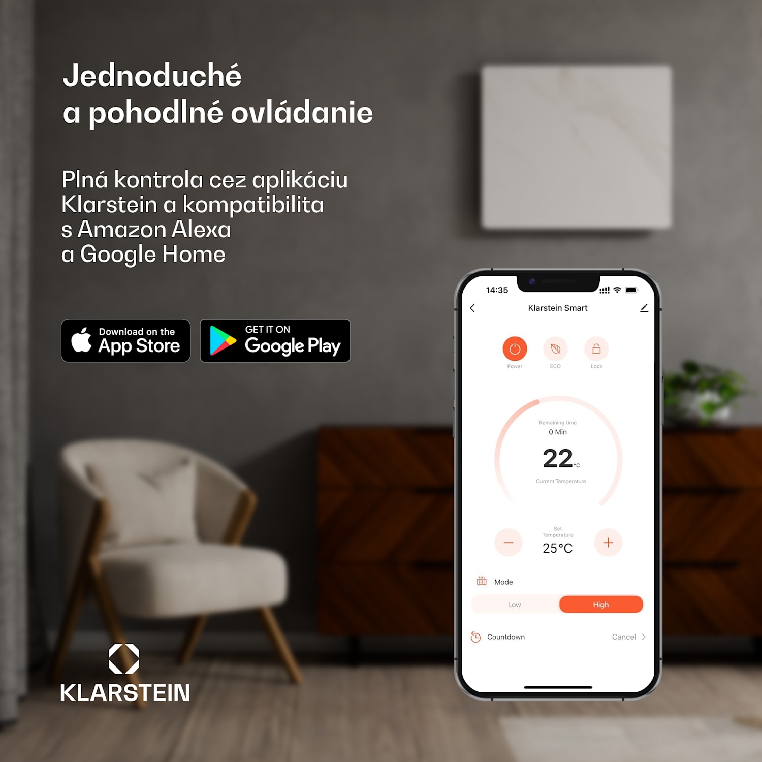 Wonderwall 360 Smart, infračervený ohrievač, 60 x 60 cm, 360 W, týždenný časovač, IP24, biely 60 x 60 cm | 360 W | Áno | Biela