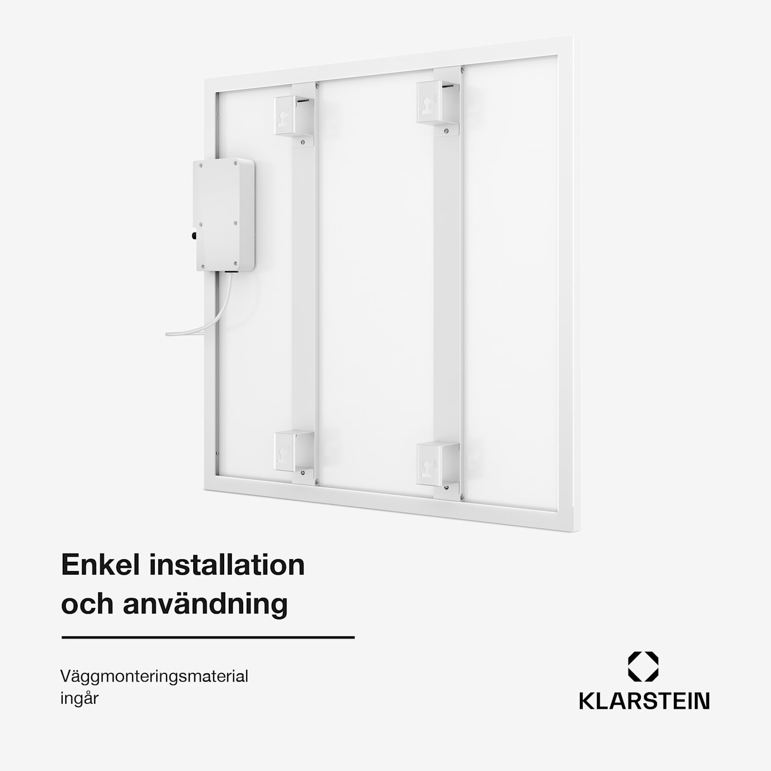 Wonderwall Smart infravärmare 60x60cm appstyrning 360 W veckotimer IP24 60 x 60 cm | 360 W | Ja | Vit