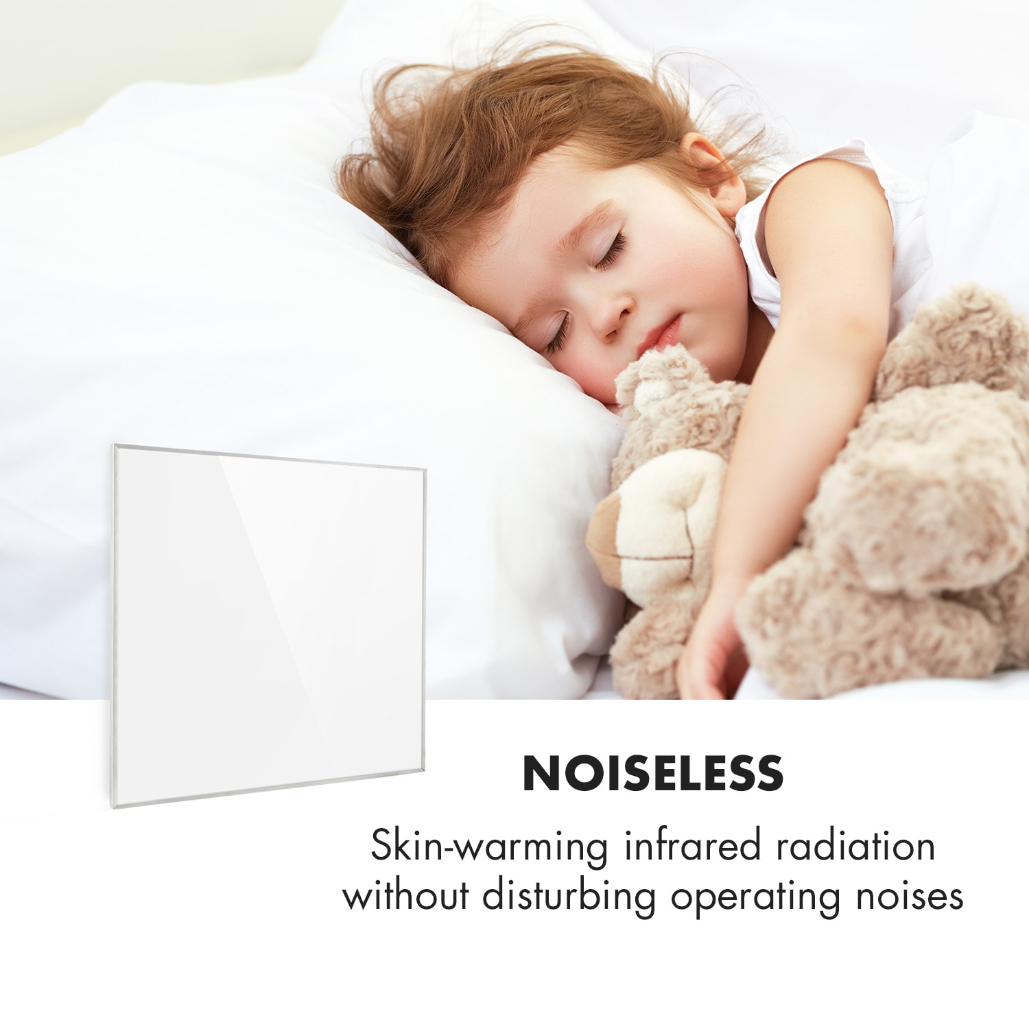 Wonderwall Smart Panel calefactor infrarrojo 60x60cm 360W Temporizador semanal IP24 Blanco 60 x 60 cm | 360 W | Sí | Blanco