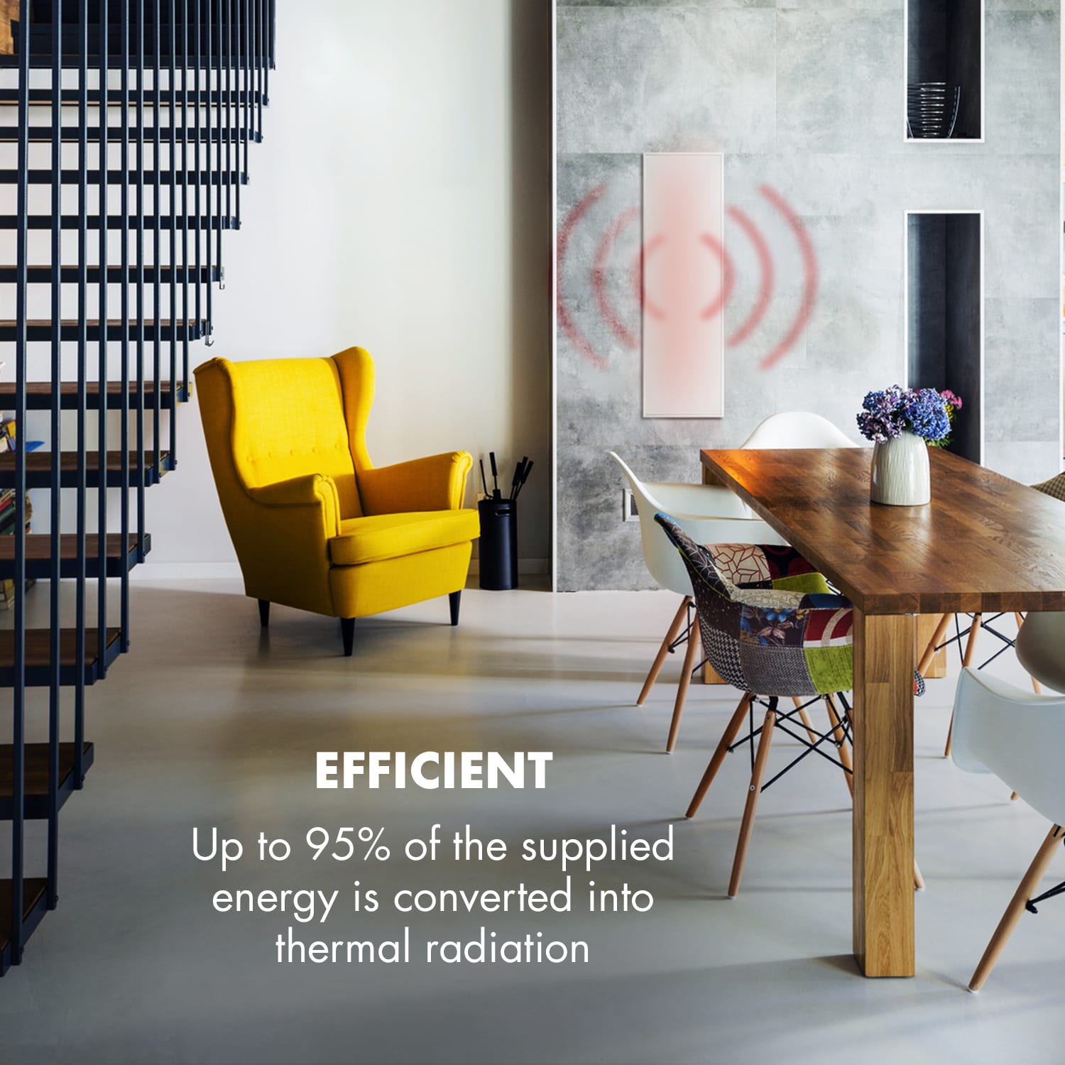 Wonderwall Smart Panel calefactor infrarrojo 30x100cm 300W Temporizador semanal IP24 Blanco 100x30 cm | 300 W | Sí