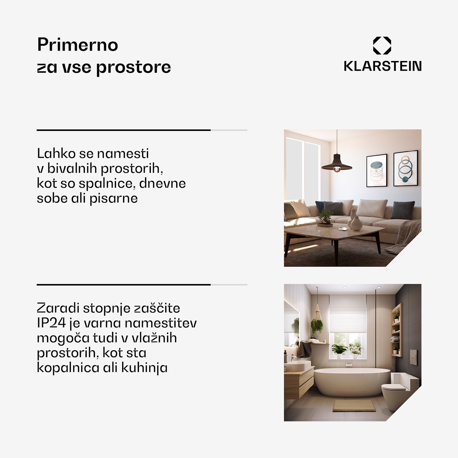 Norderney, konvekcijski grelnik, termostat, merilec časa, 2000 W, 30 m², črn 