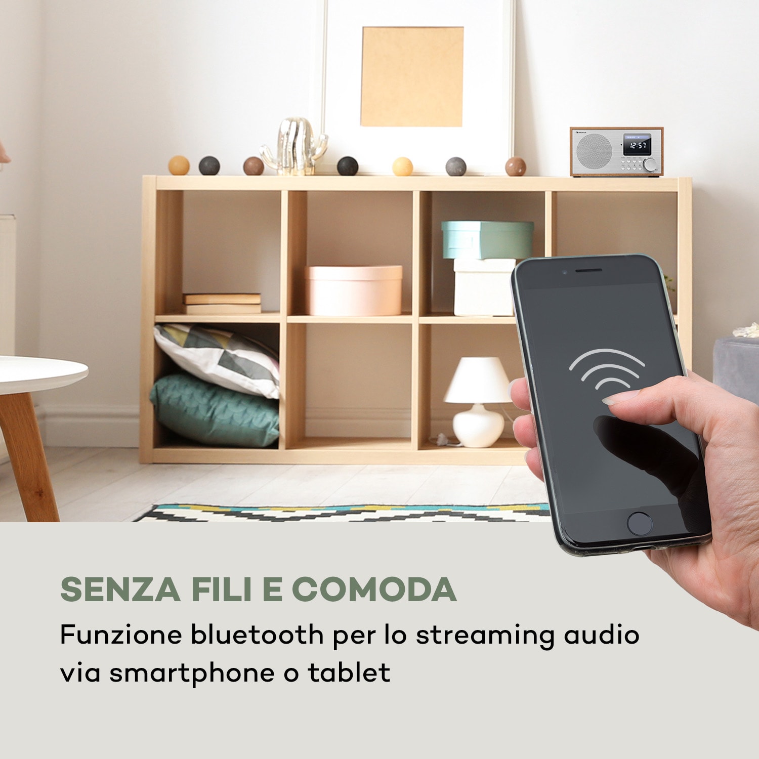 Silver Star Radio Internet Mini DAB+/FM, WiFi, BT, DAB+/FM, Quercia 