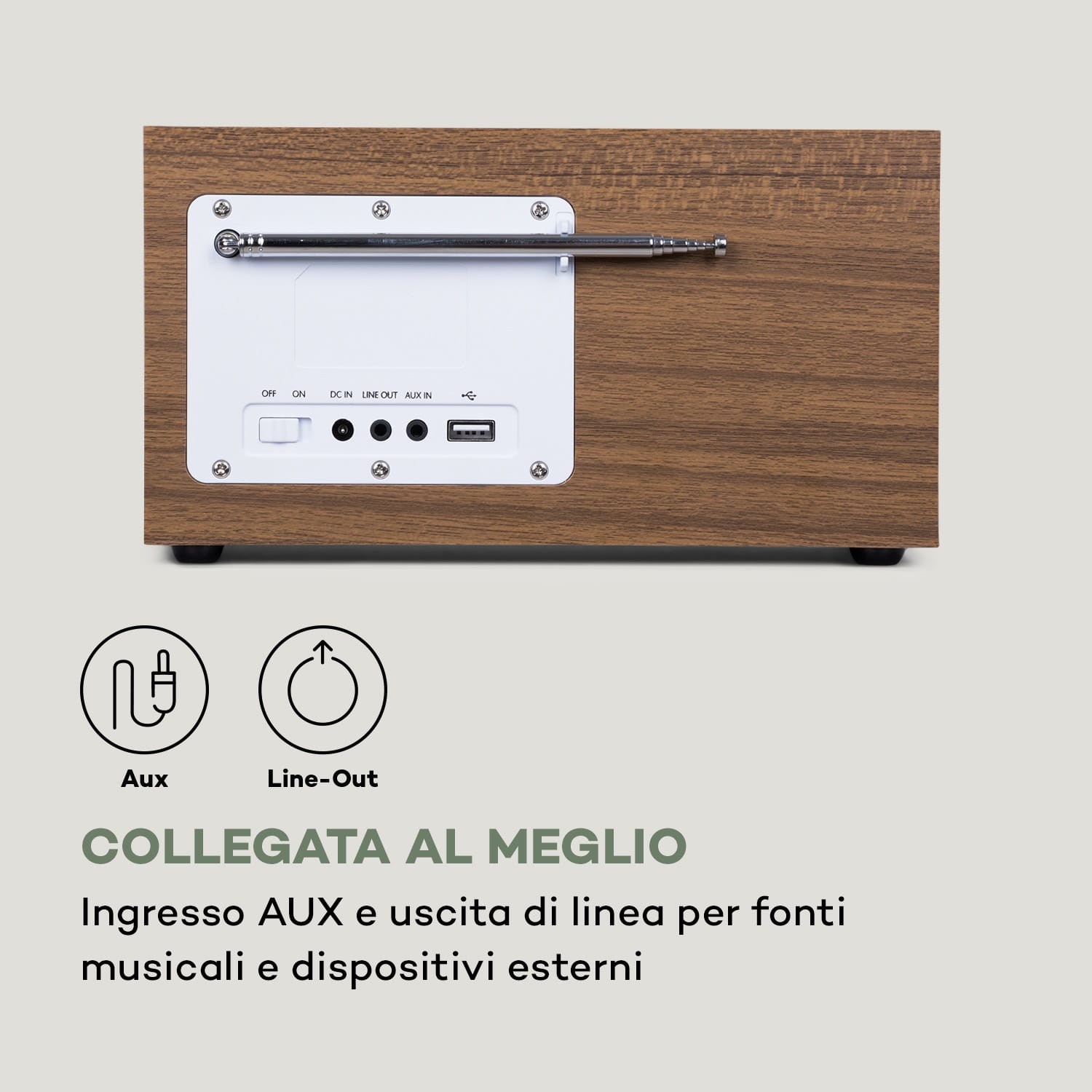 Silver Star Radio Internet Mini DAB+/FM, WiFi, BT, DAB+/FM, Quercia 