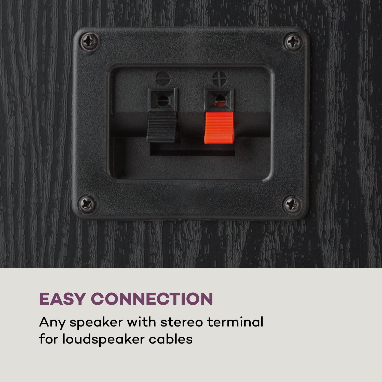 Line E 1005, věžové reproduktory, 3-pásmové HiFi reproduktory, 700 W max., černé 