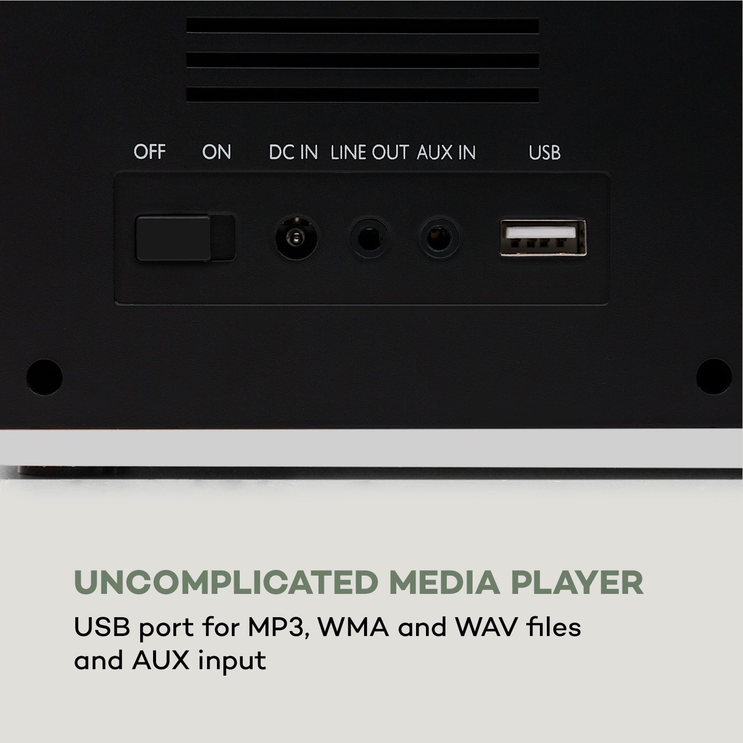 IR-160, internetové rádio, WiFi, USB, AUX, UPNP, 2.8" TFT, dálkové ovládání, bílé Bílá