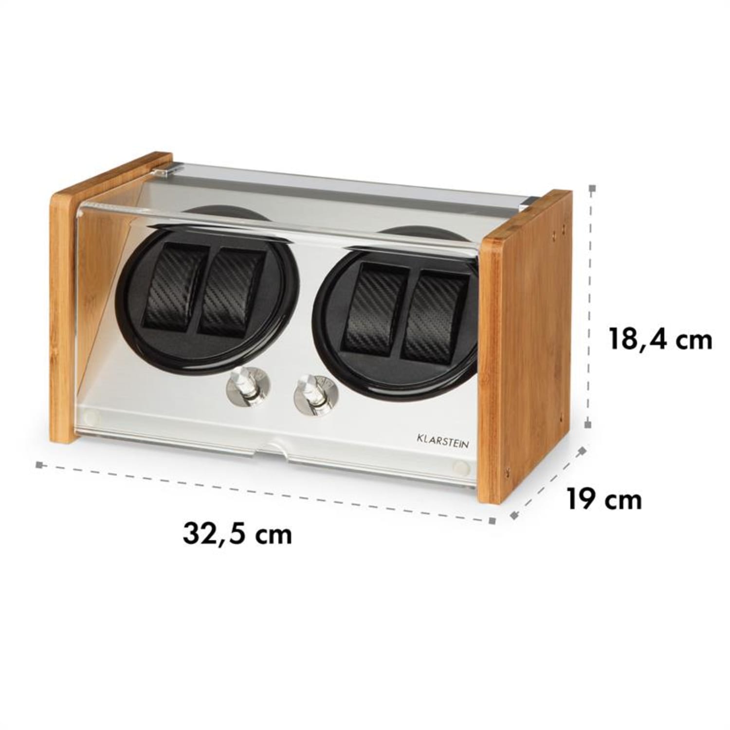 Hanoi 4 kellonliikuttaja, 4 kellolle, 3 nopeutta, 4 tilaa, bambua 4 kelloa