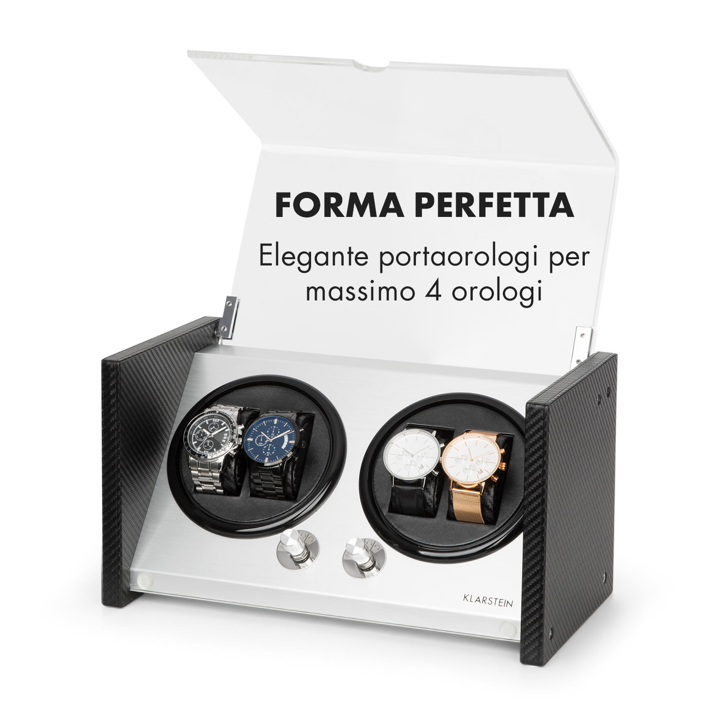 Tokyo 4 Scatola del Tempo, 4 Orologi, 3 Velocità, 4 Modalità, nero 4 orologi