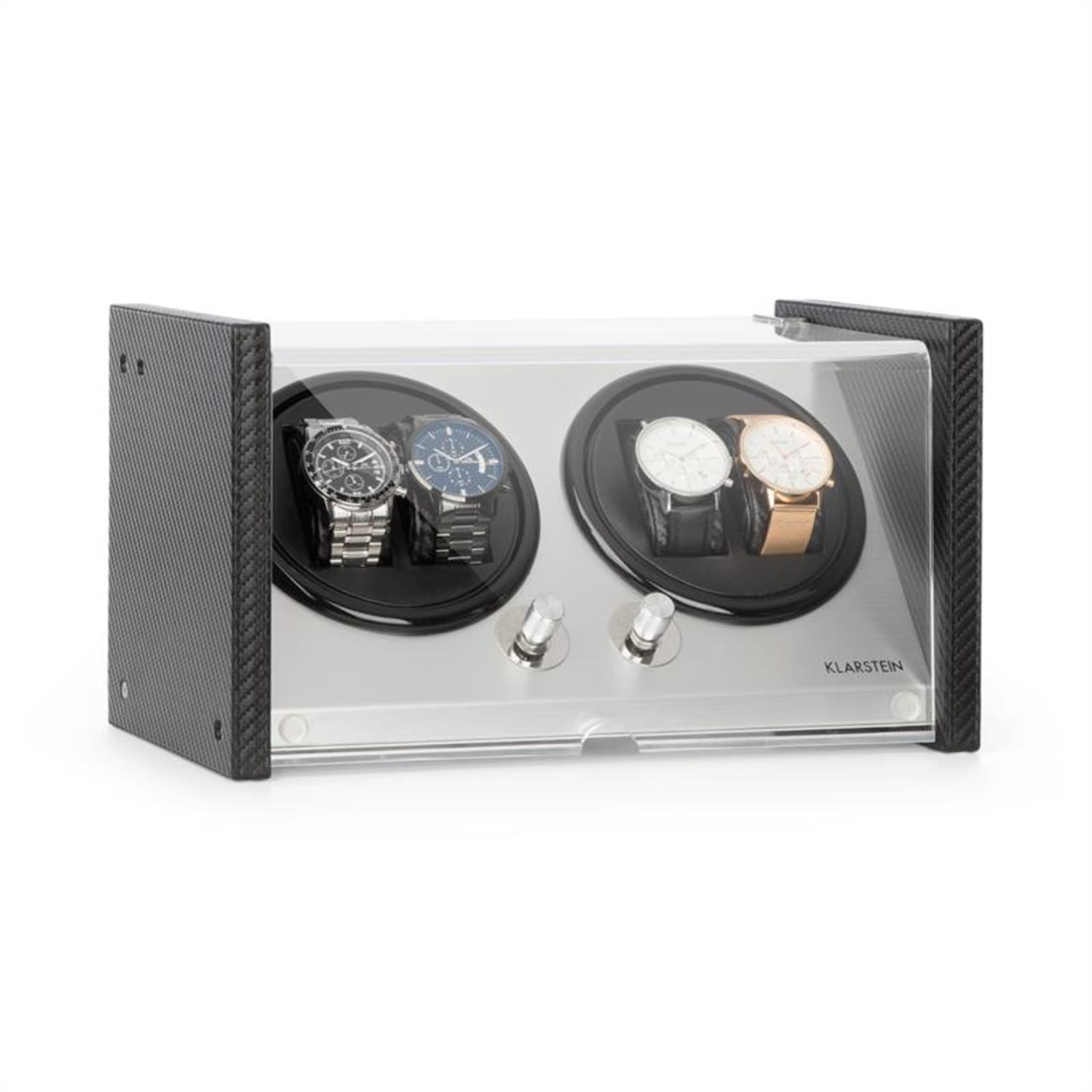 Tokyo 4 kellonliikutin 4 kelloa, 3 nopeutta, 4 toimintoa, musta 4 kelloa