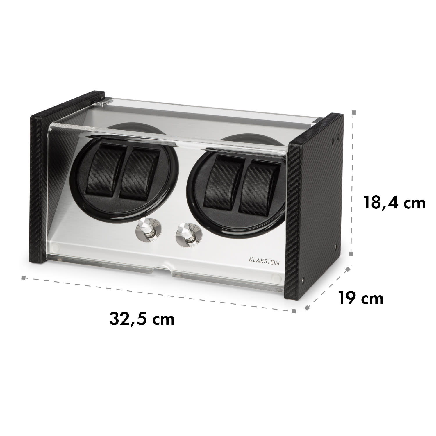 Tokyo 4 kellonliikutin 4 kelloa, 3 nopeutta, 4 toimintoa, musta 4 kelloa