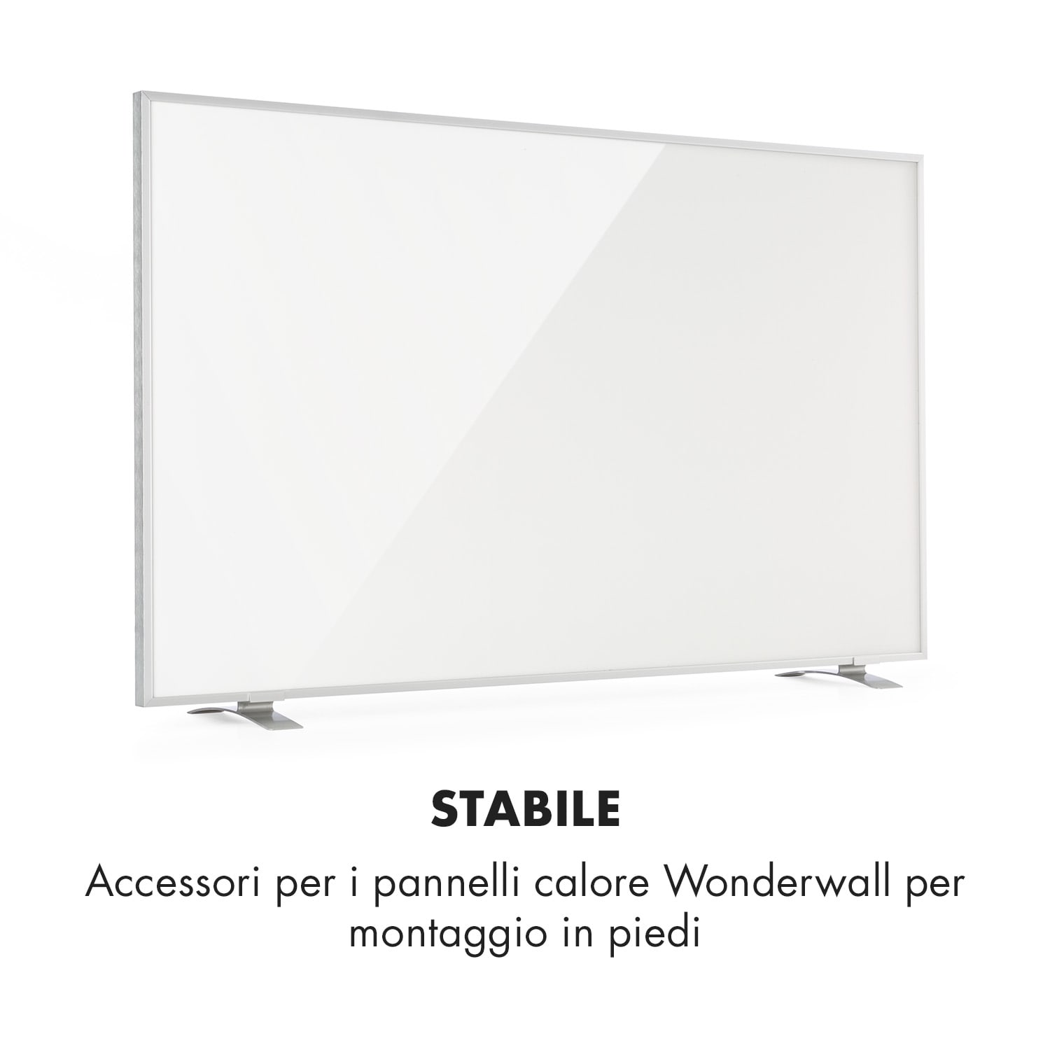Wonderwall Stand Coppia di Piedi di Sostegno Accessori per Pannelli Riscaldanti Alluminio 