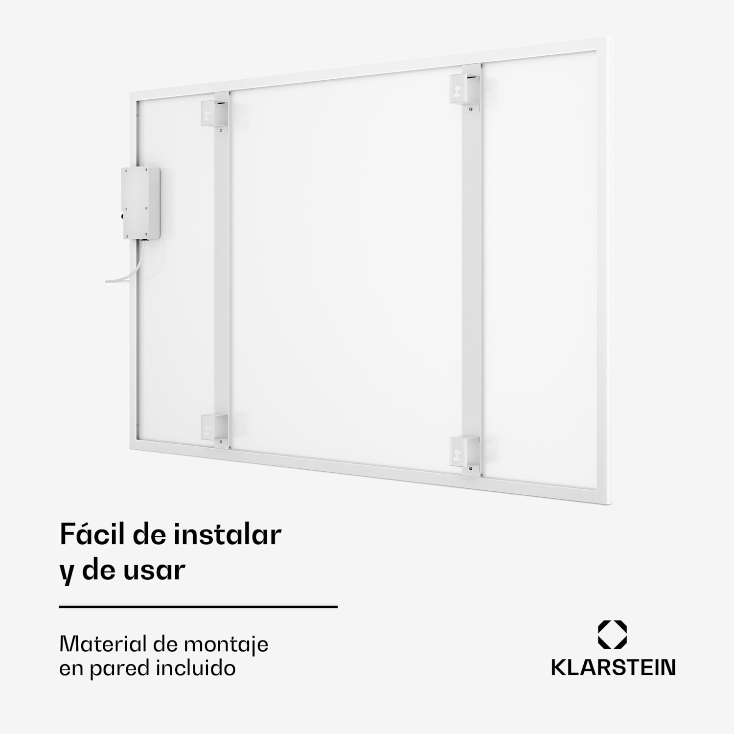 Wonderwall 960 Smart Panel calefactor infrarrojo 80x120cm 960W Temporizador semanal Blanco 