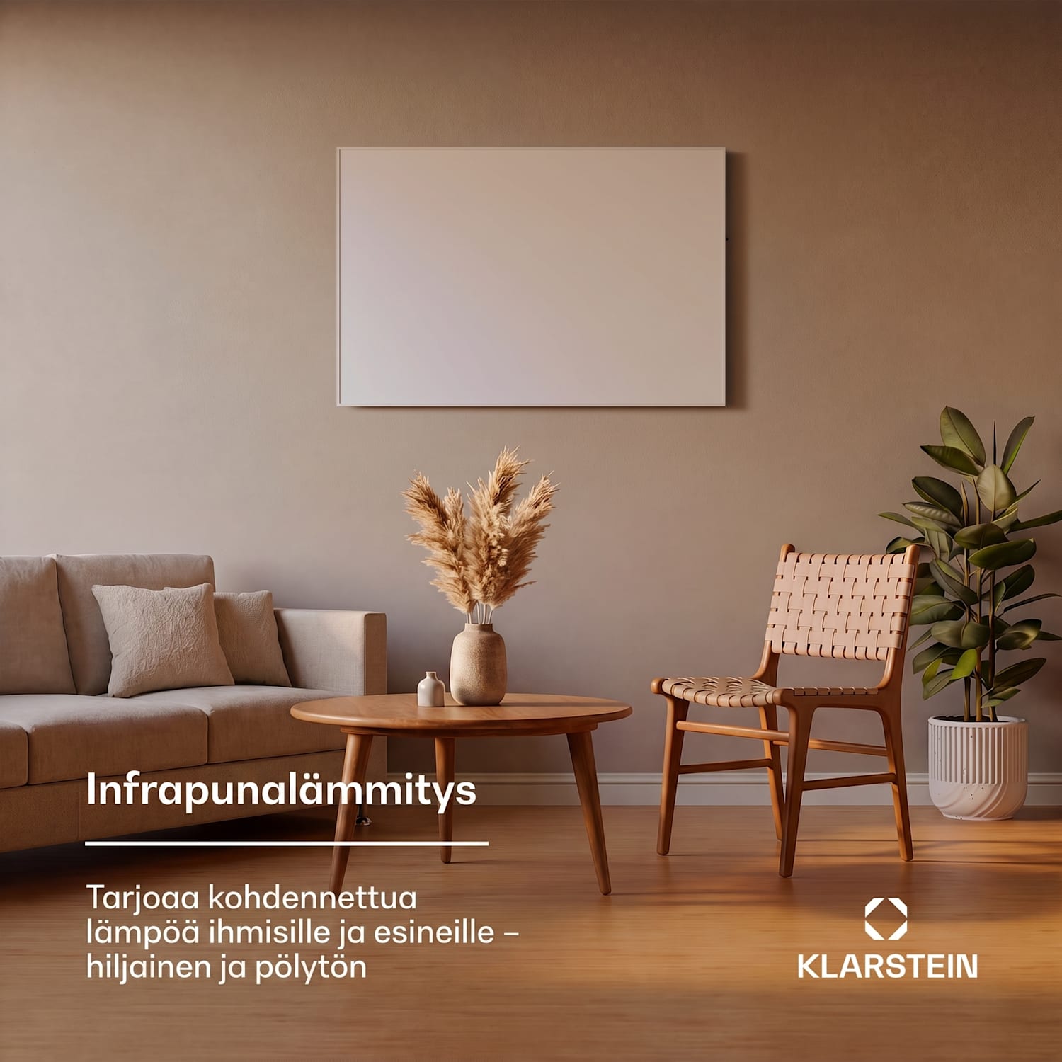 Wonderwall Smart infrapunalämmitin 80 x 120 cm sovelluksella ohjaus 960 W viikkoajastin IP24 120 x 80 cm | 960 W | Kyllä