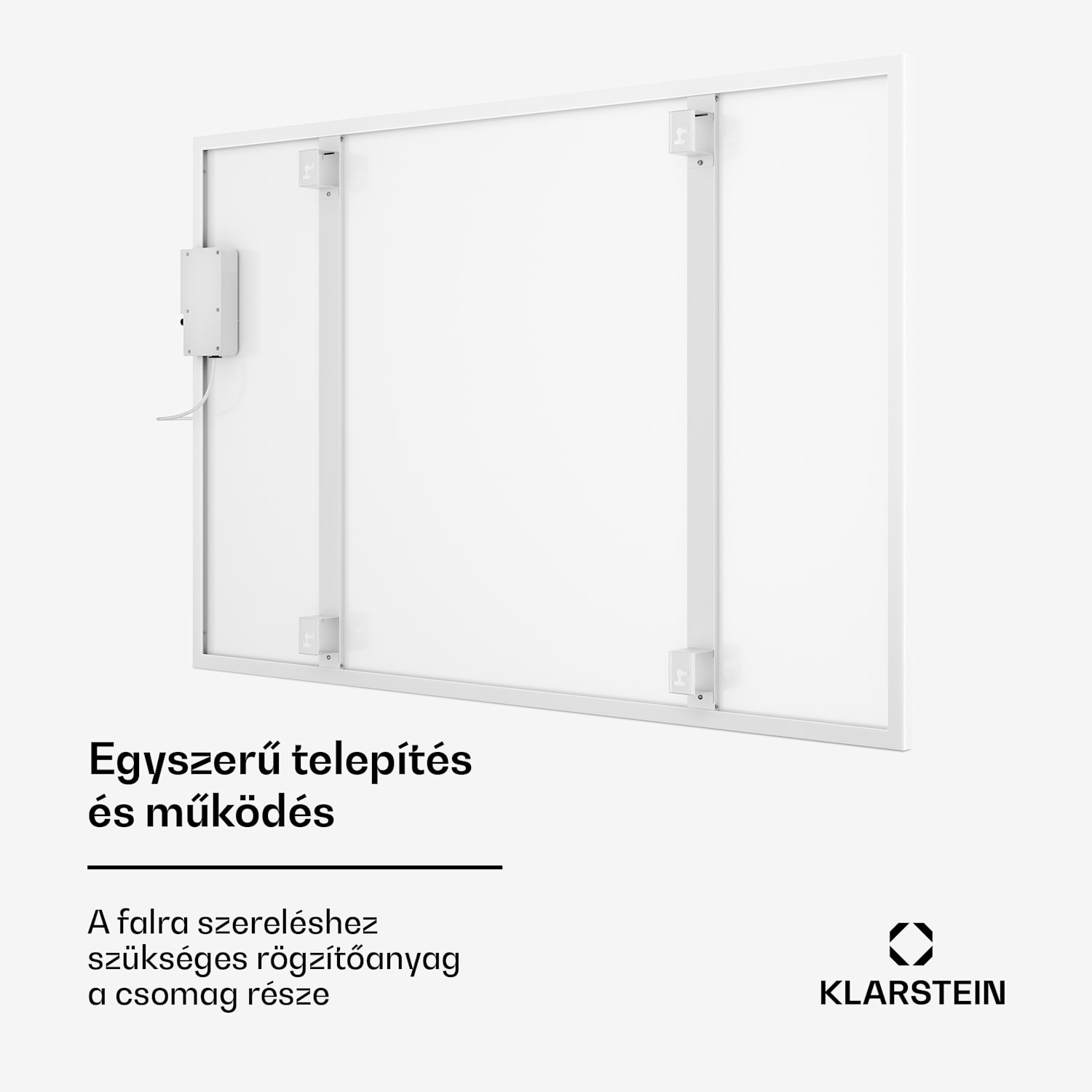 Wonderwall 960 Smart, infravörös hősugárzó, 80 x 120 cm, 960 W, heti időzítő, IP24, fehér 