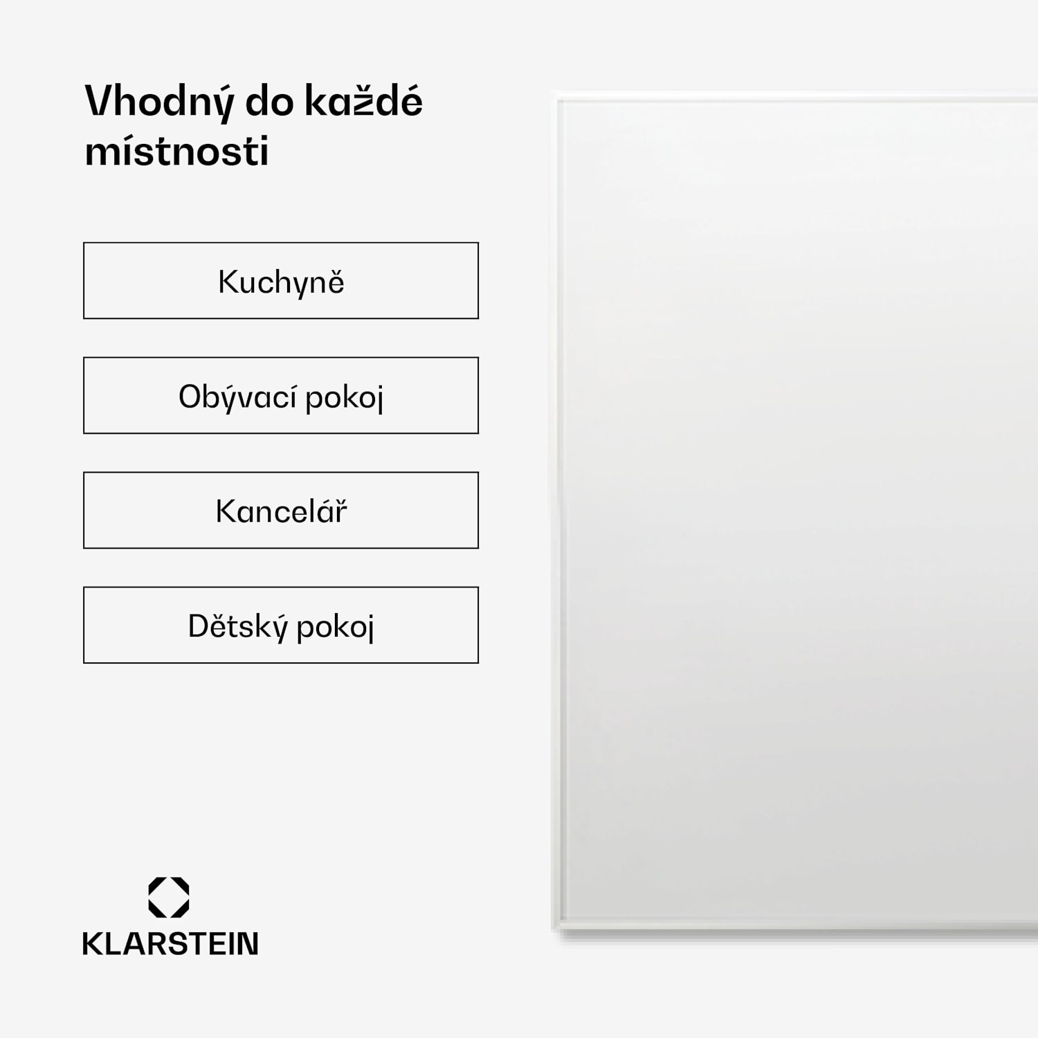 Wonderwall 1200 Smart, infračervený ohřívač, 100 x 120 cm, 1200 W, časovač, bílý 115 x 95 cm | 1200 W