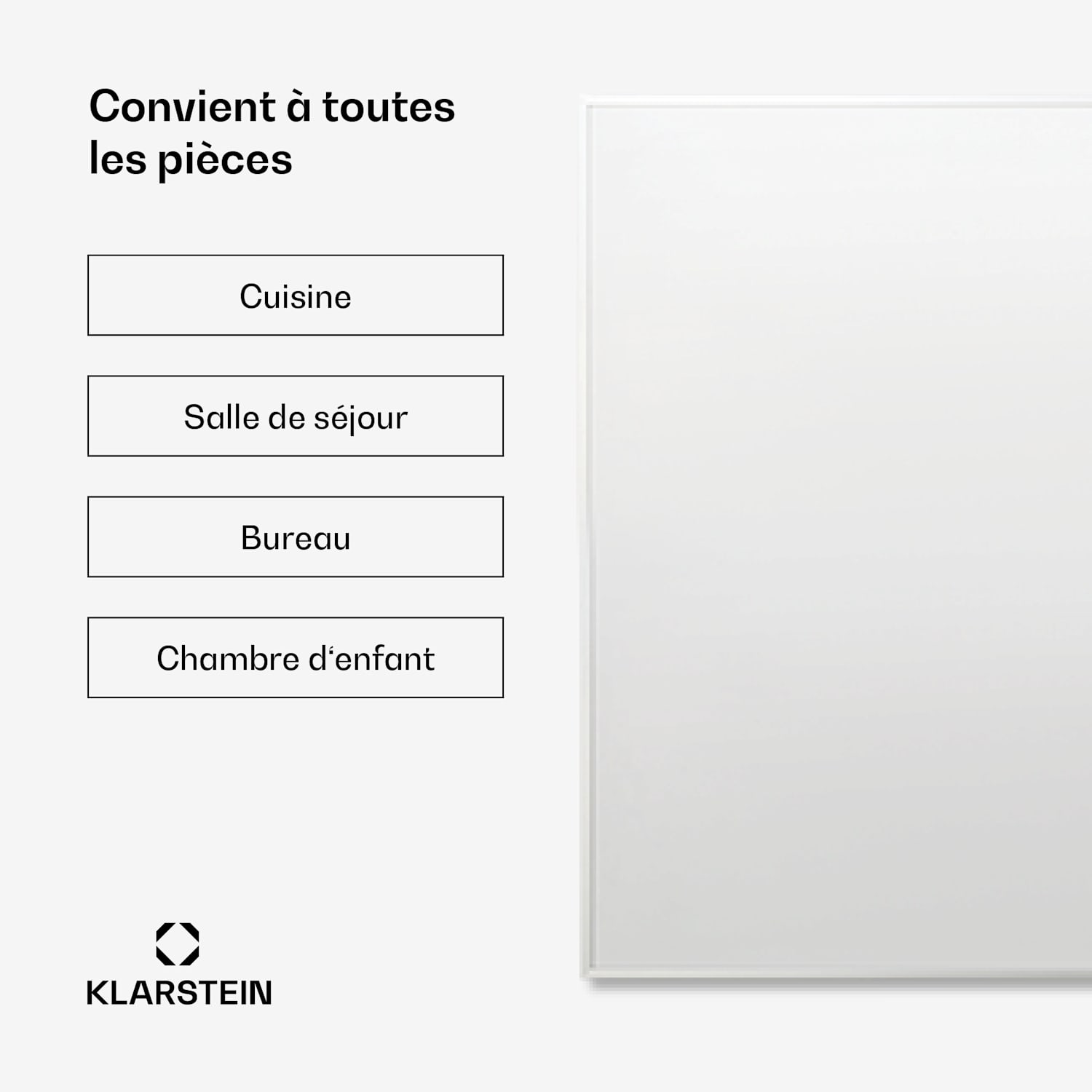 Wonderwall Smart infrarood verwarming 100x120cm app bediening 1200W weektimer IP24 