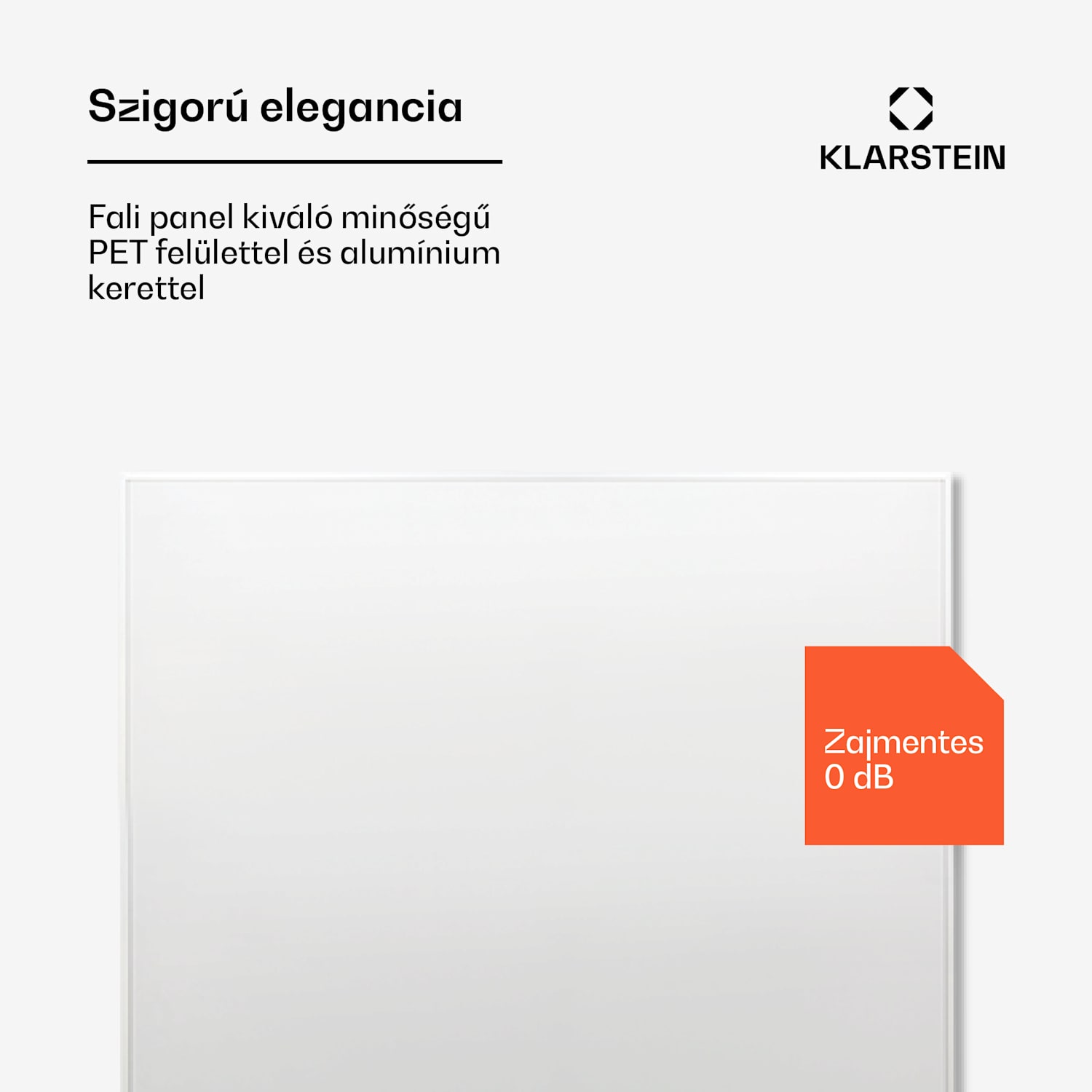 Wonderwall 1200 Smart, infravörös hősugárzó, 100 x 120 cm, 1200 W, heti időzítő, IP24, fehér 