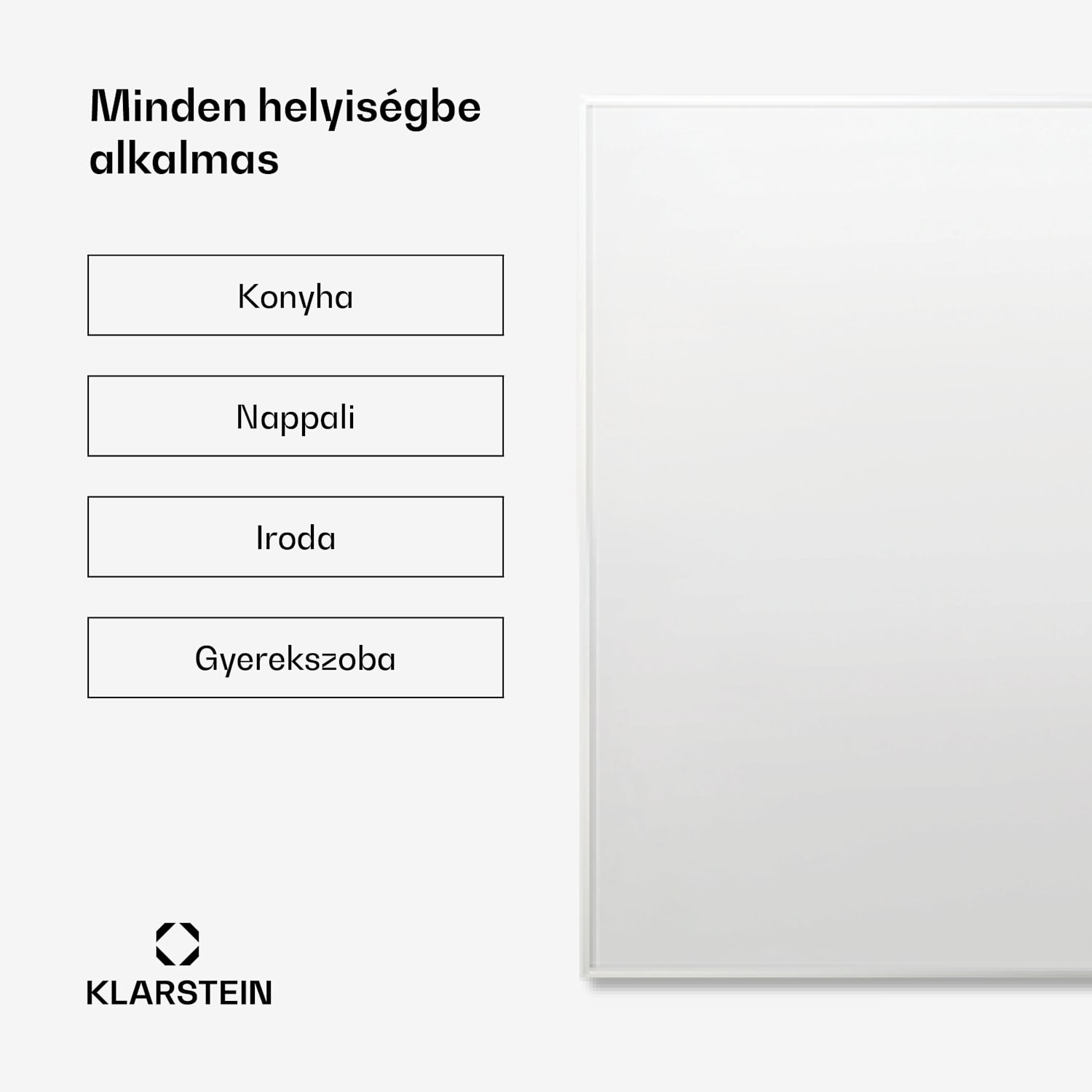 Wonderwall 1200 Smart, infravörös hősugárzó, 100 x 120 cm, 1200 W, heti időzítő, IP24, fehér 