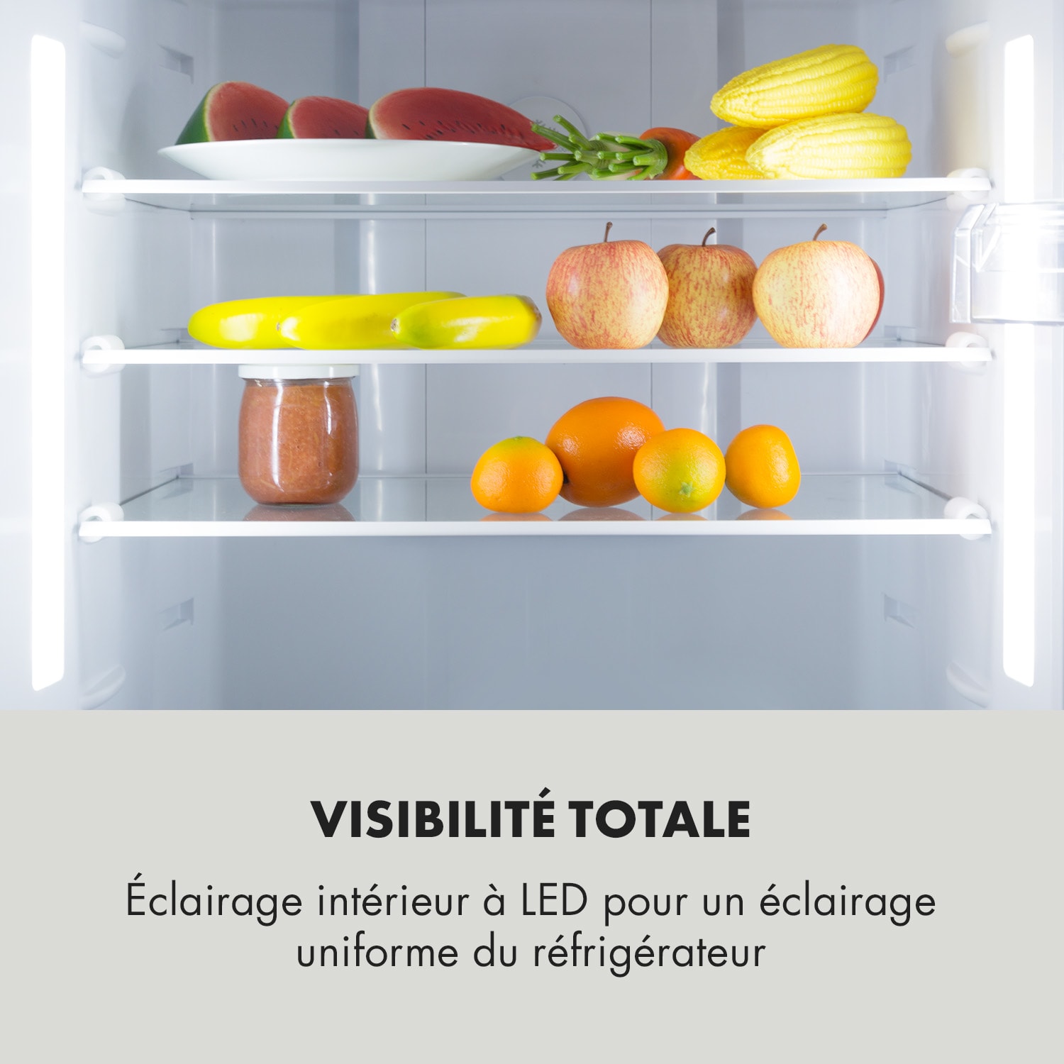 Height Cool XXL koel-/vrieskast 330L/95L A+ led touch edelstaal 