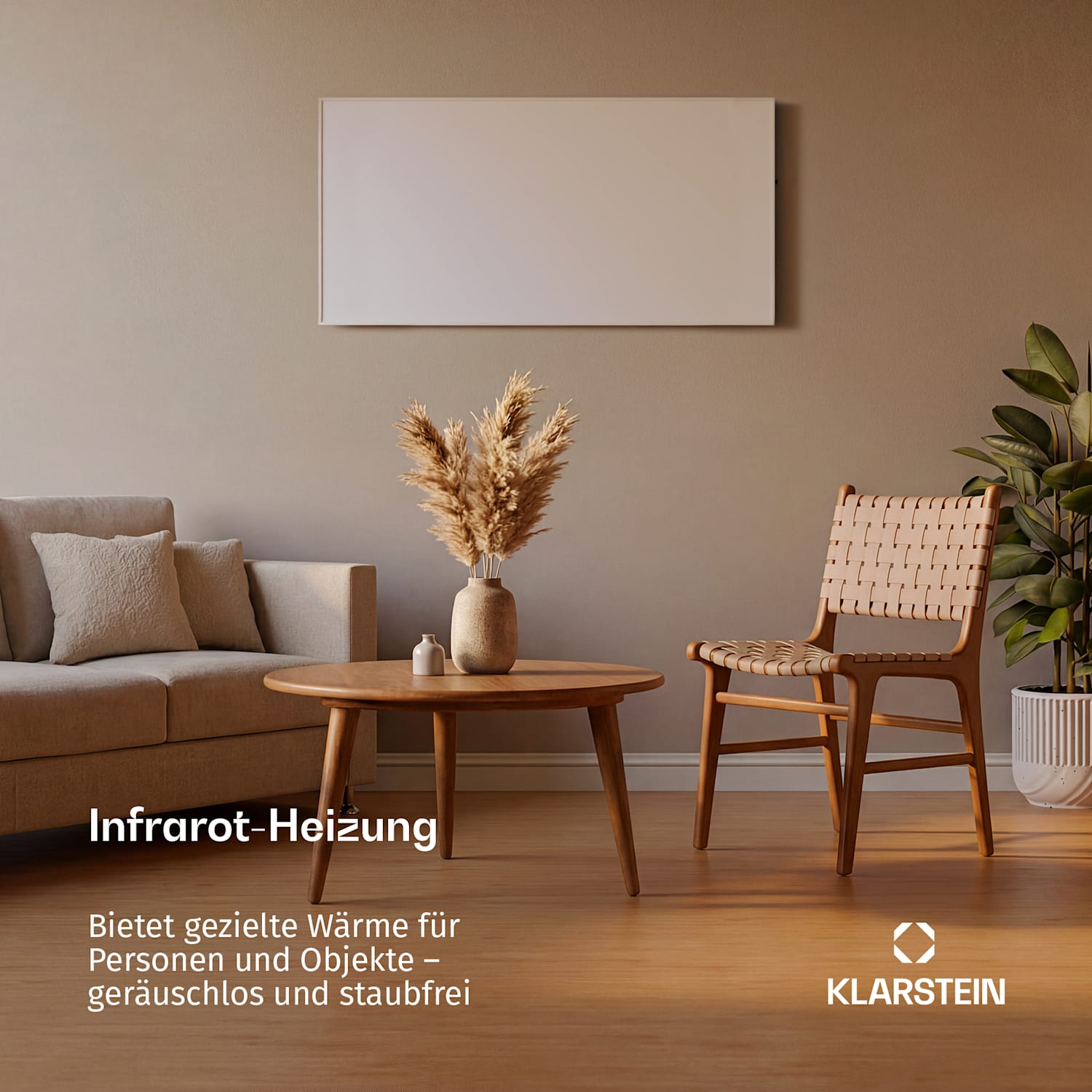 Wonderwall 72 Infrarotheizung 60x120cm 720W Wochentimer IP24 60 x 120 cm | 720 W | Nein