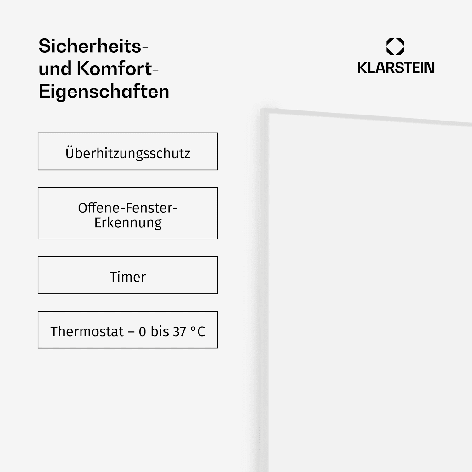 Wonderwall 72 Infrarotheizung 60x120cm 720W Wochentimer IP24 60 x 120 cm | 720 W | Nein