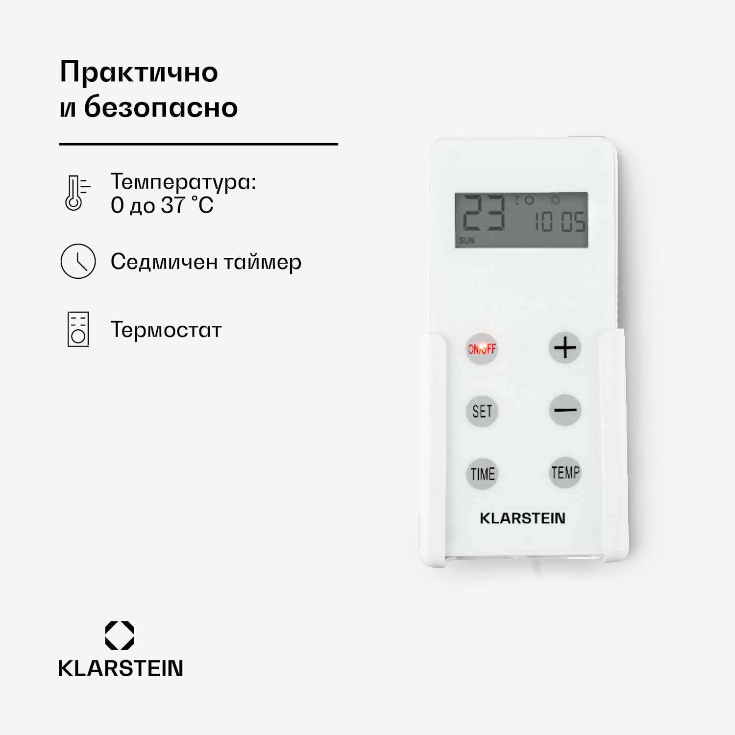 Wonderwall 60, Инфрачервен отоплител, 60x100см, 600W, Седмичен таймер, IP24 100 x 60 cm | 600 W | Не