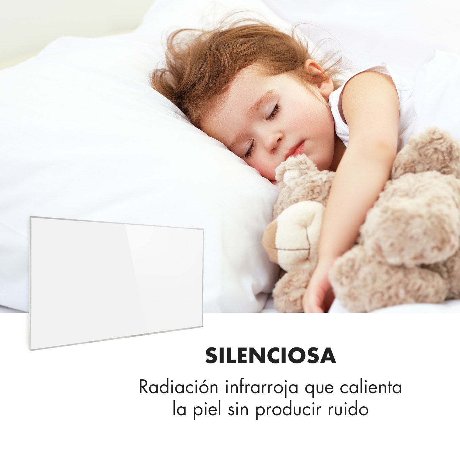 Calentador infrarrojo Wonderwall 60 60x100cm 600W Temporizador semanal IP24 