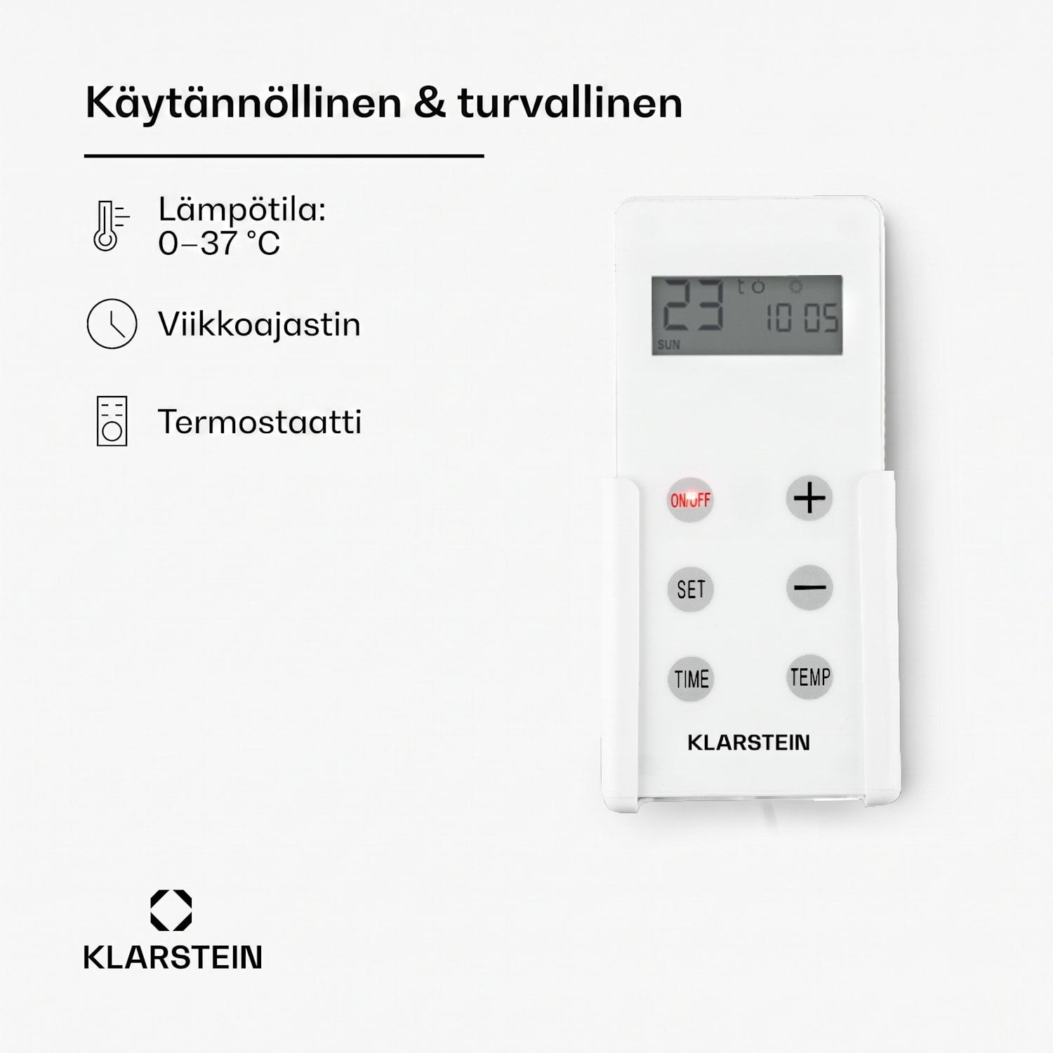 Wonderwall 60 infrapunalämmitin 60 x 100 cm 600 W viikkoajastin IP24 100 x 60 cm | 600 W | Ei