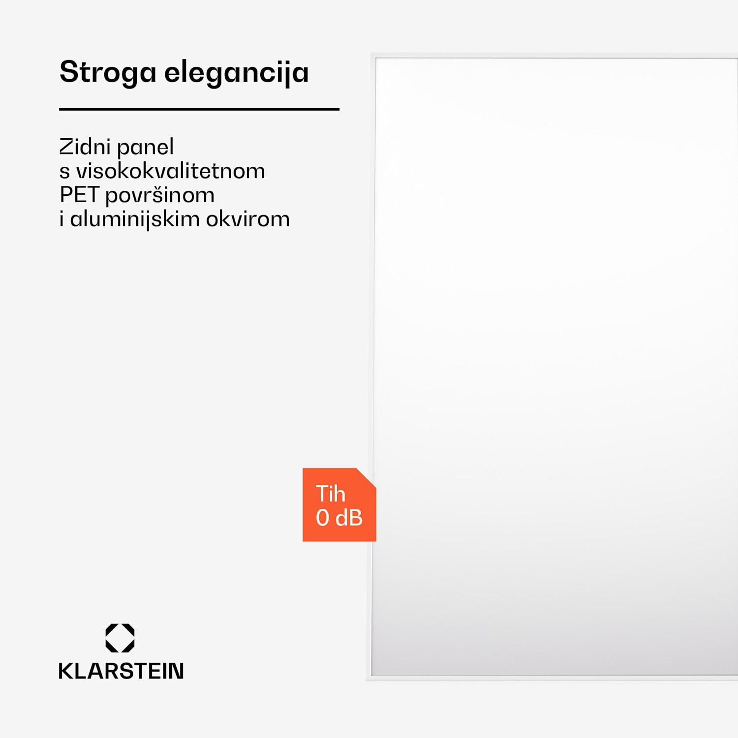 Wonderwall 60, infracrvena grijalica, 60x100cm, 600W, tjedni tajmer, IP24 100 x 60 cm | 600 W | Ne