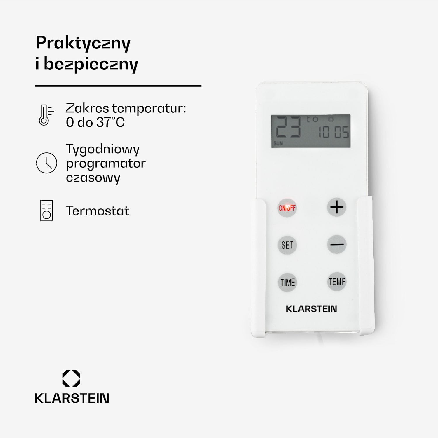 Wonderwall 60, panel grzewczy na podczerwień, grzejnik, 60 x 100 cm, 600 W, programator czasowy, IP24 