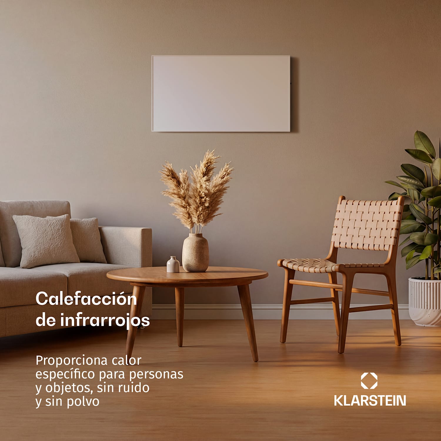 Calentador infrarrojo Wonderwall 45 50x90cm 450W Temporizador semanal IP24 50 x 90 cm | 450 W