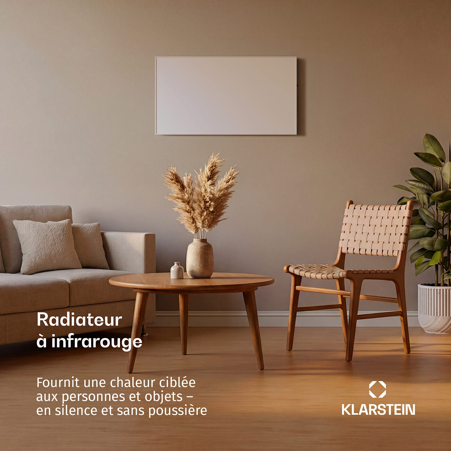 Wonderwall 45 infraroodverwarming 50x90 cm 450W weektimer IP24 50 x 90 cm | 450 W