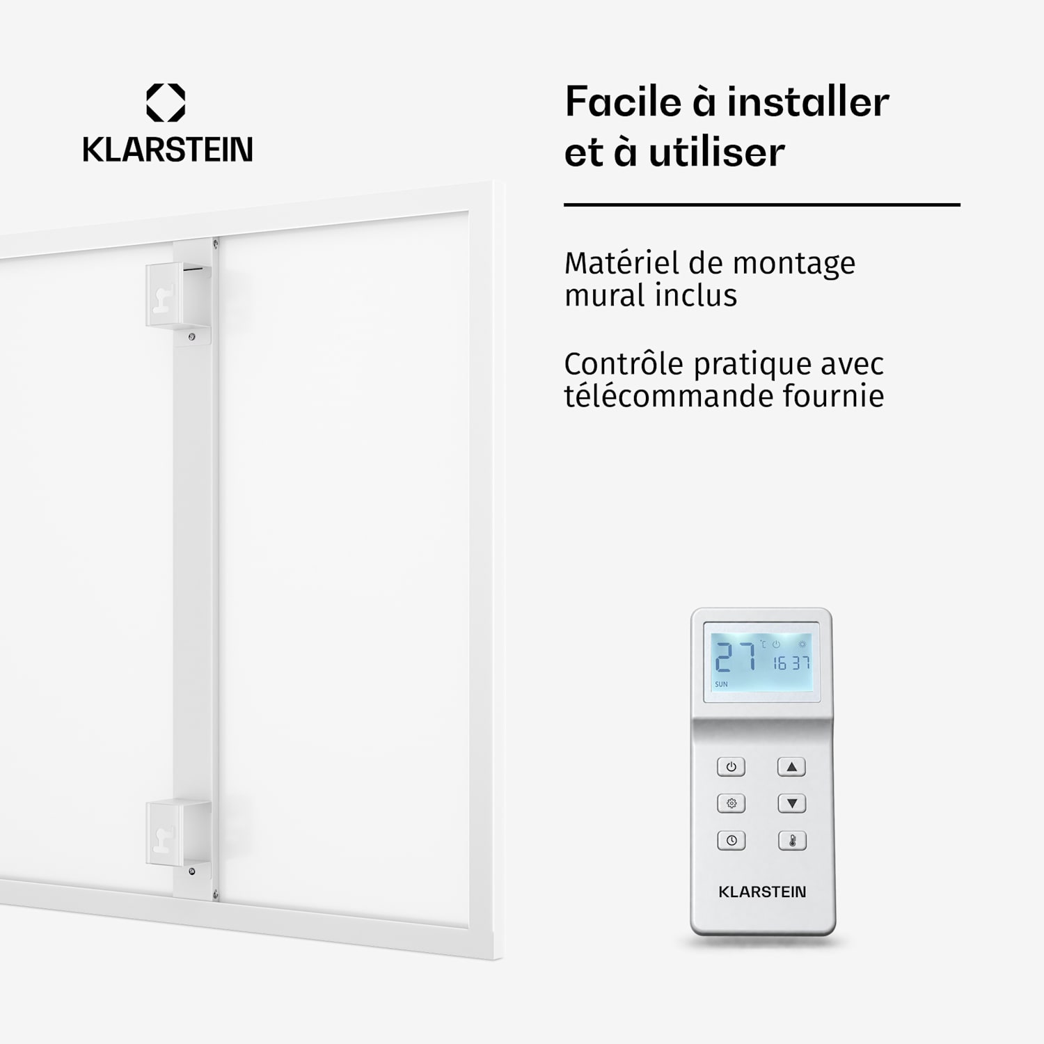 Wonderwall 45 infraroodverwarming 50x90 cm 450W weektimer IP24 50 x 90 cm | 450 W