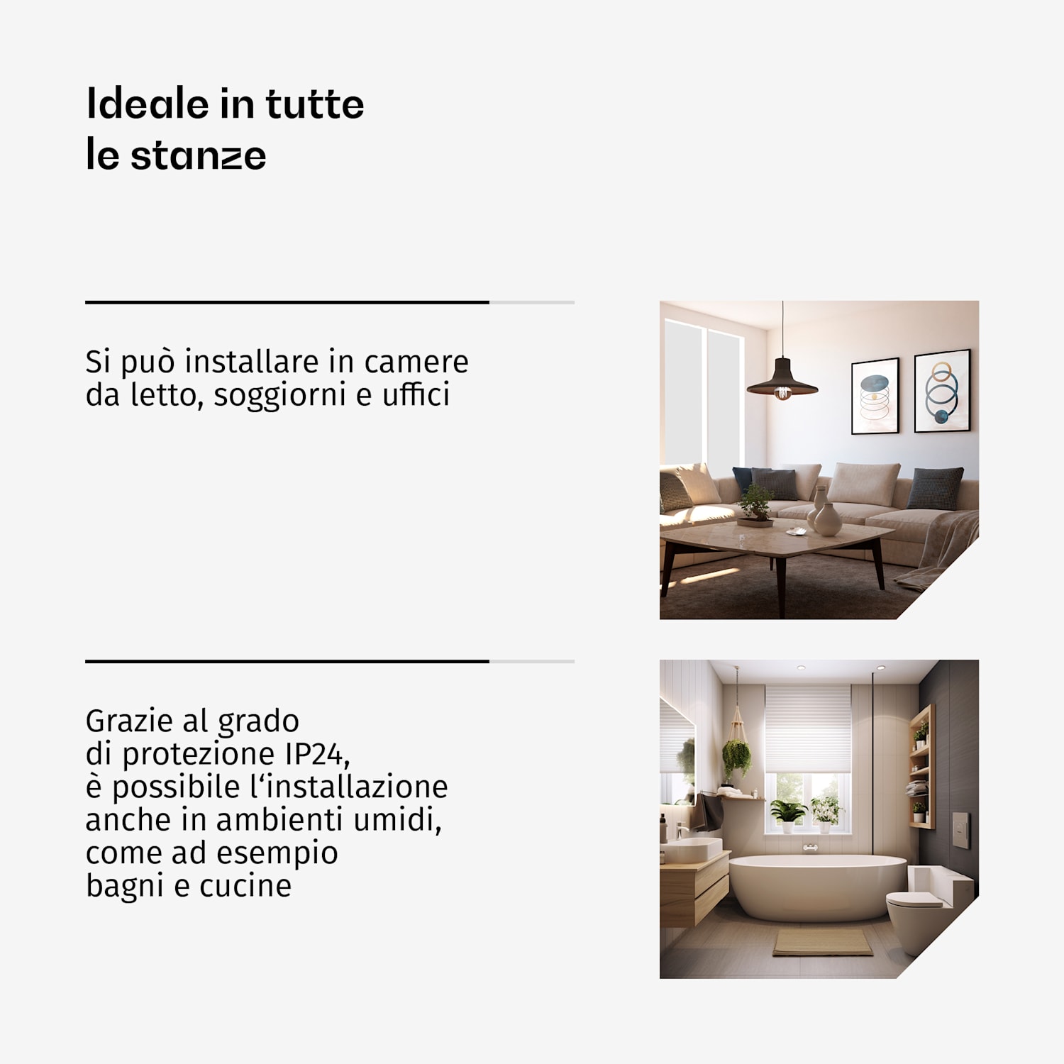 Wonderwall 45 - Pannello riscaldante a infrarossi, 50 x 90 cm, 450 W, timer settimanale, IP24 50 x 90 cm | 450 W