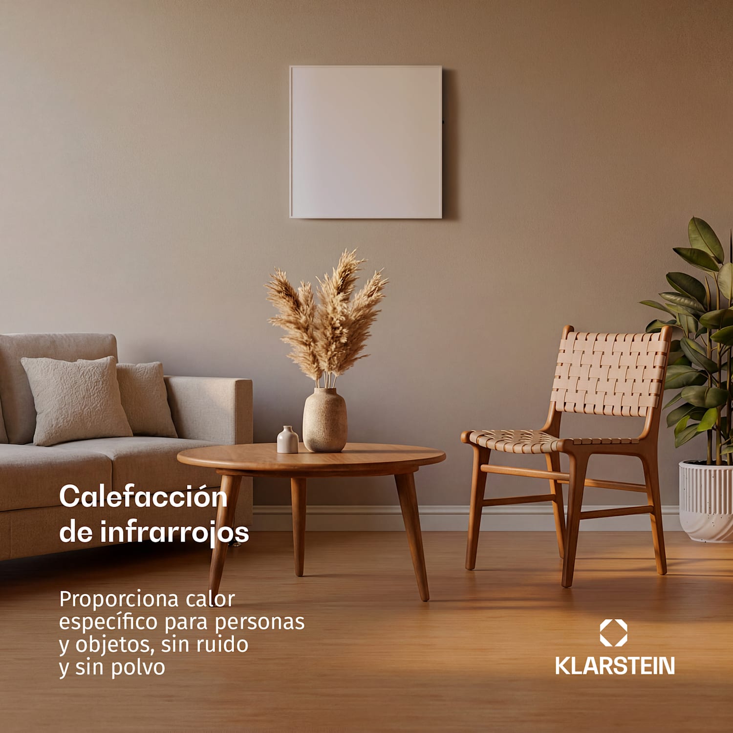 Calentador infrarrojo Wonderwall 60 60cm 360W Temporizador semanal IP24 60 x 60 cm | 360 W | No