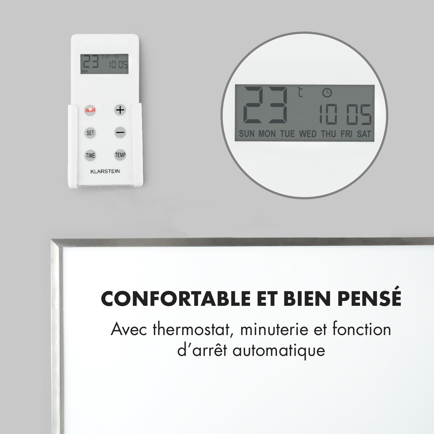 Wonderwall 36 infraroodverwarming 60x60 cm 360W weektimer IP24 60 x 60 cm | 360 W | Nee