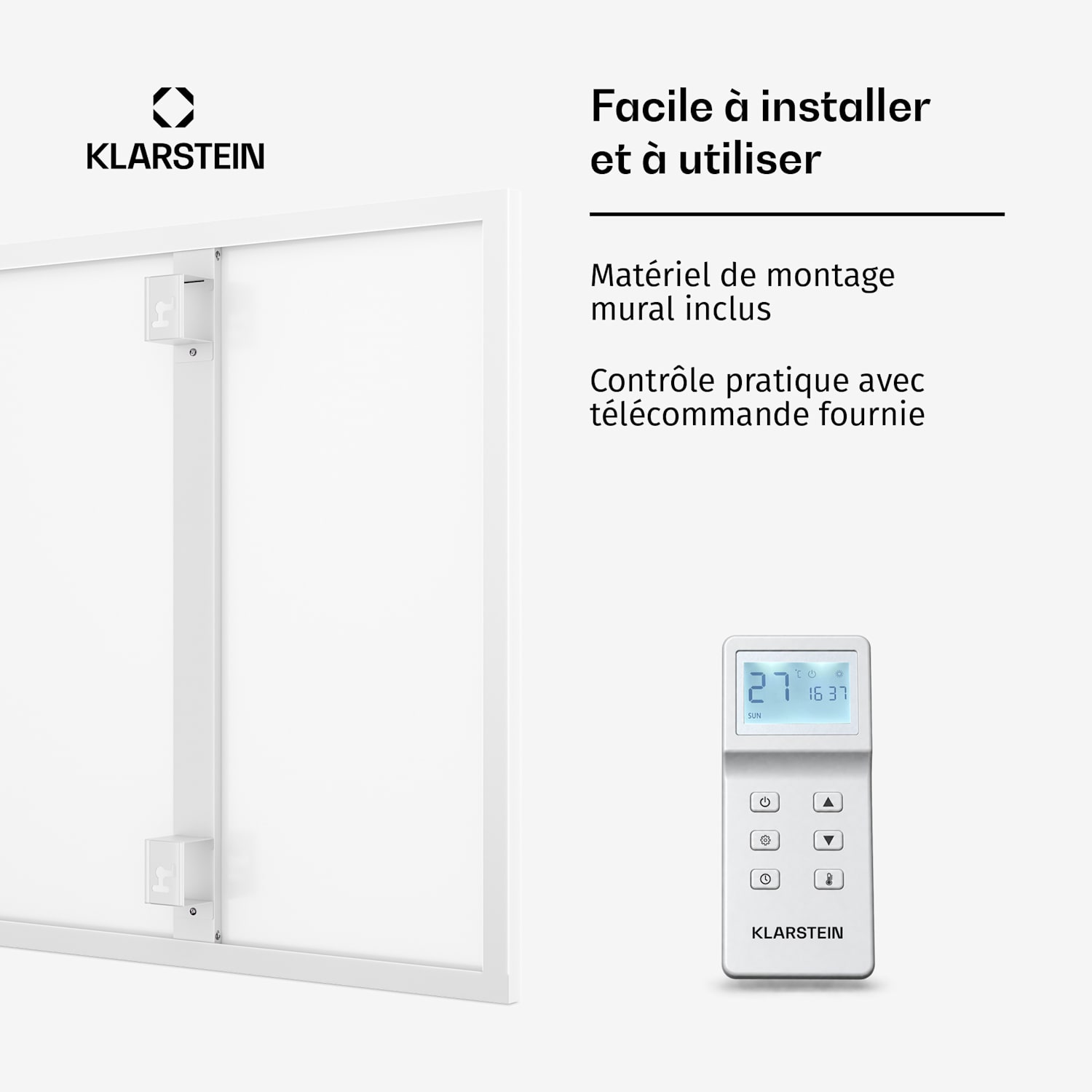Wonderwall 36 infraroodverwarming 60x60 cm 360W weektimer IP24 60 x 60 cm | 360 W | Nee