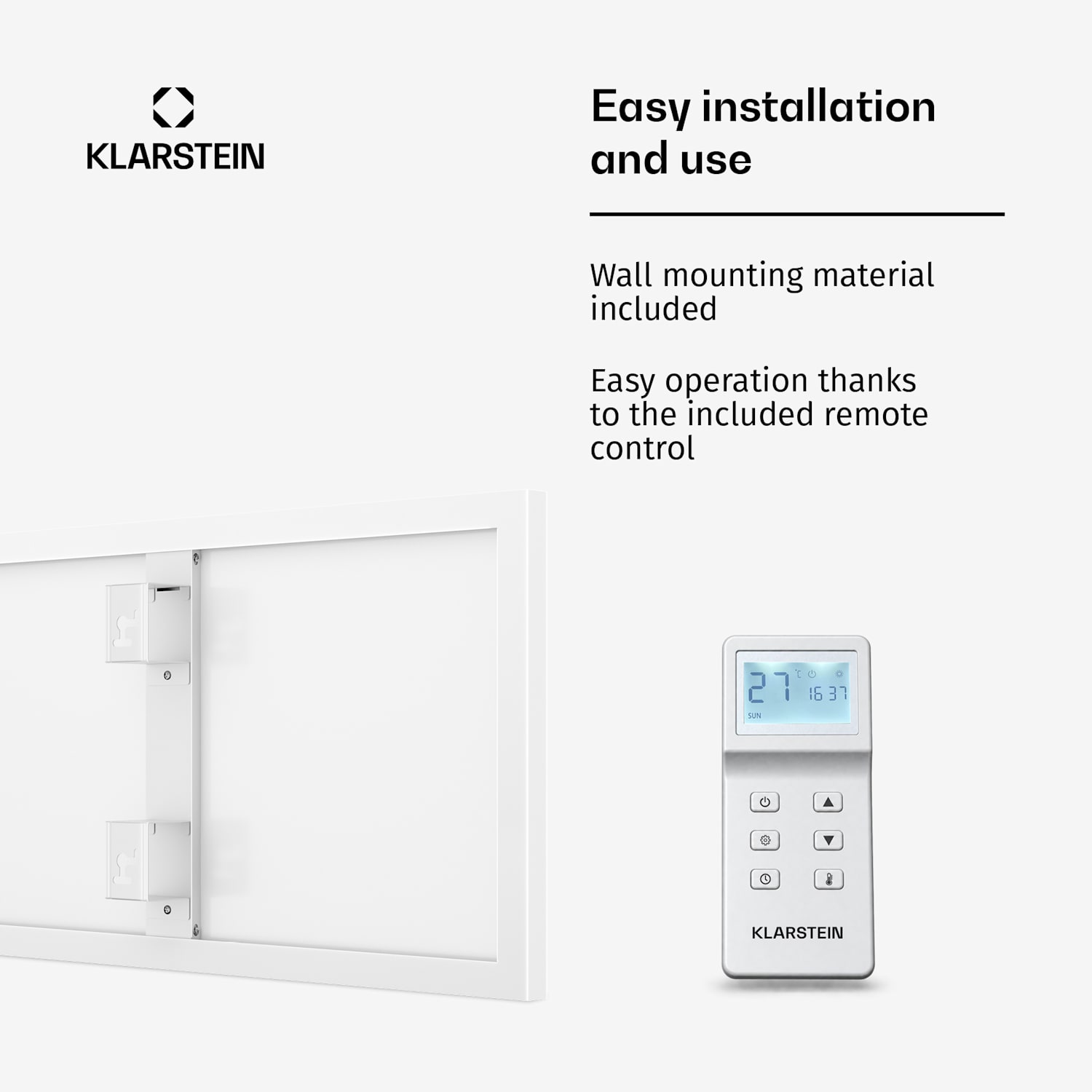 Wonderwall 30 infraroodverwarming 30x100 cm 300W weektimer IP24 