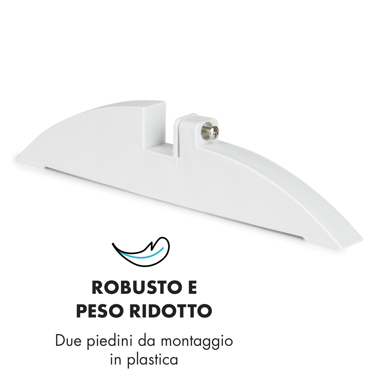 Wonderwall Piedi d'Appoggio Plastica 2 Pezzi Accessori 