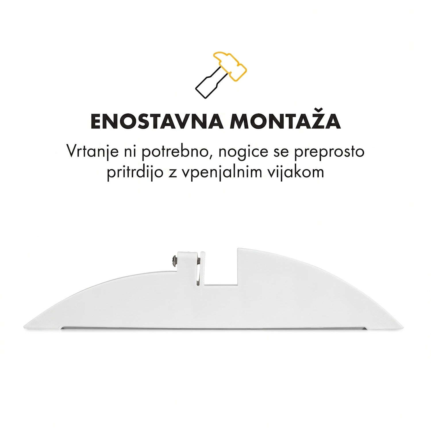 Wonderwall, nogice, plastika, 2 kosa, pripomočki 