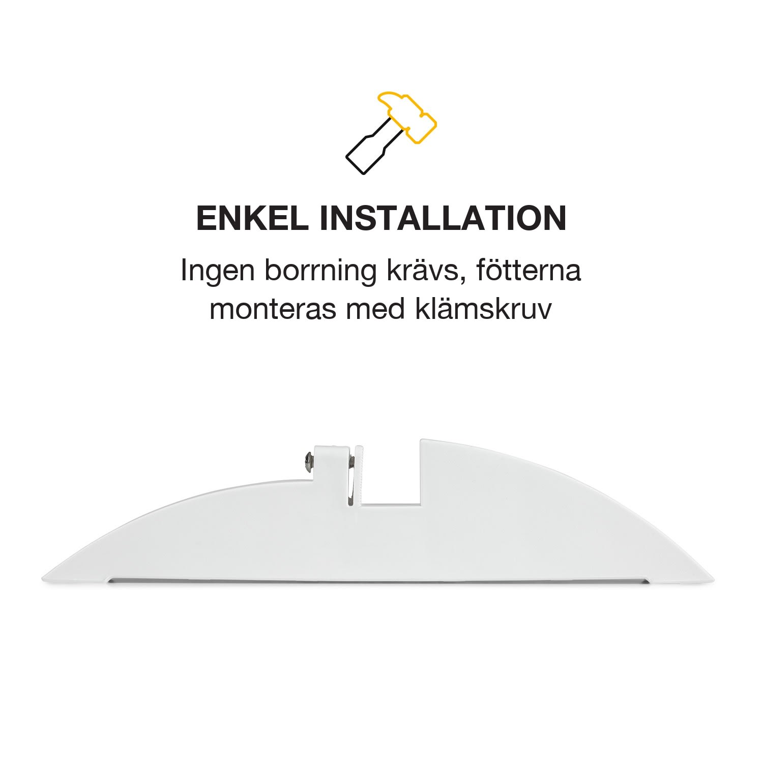 Wonderwall Ståfötter i plast 2 Stycken Tillbehör 
