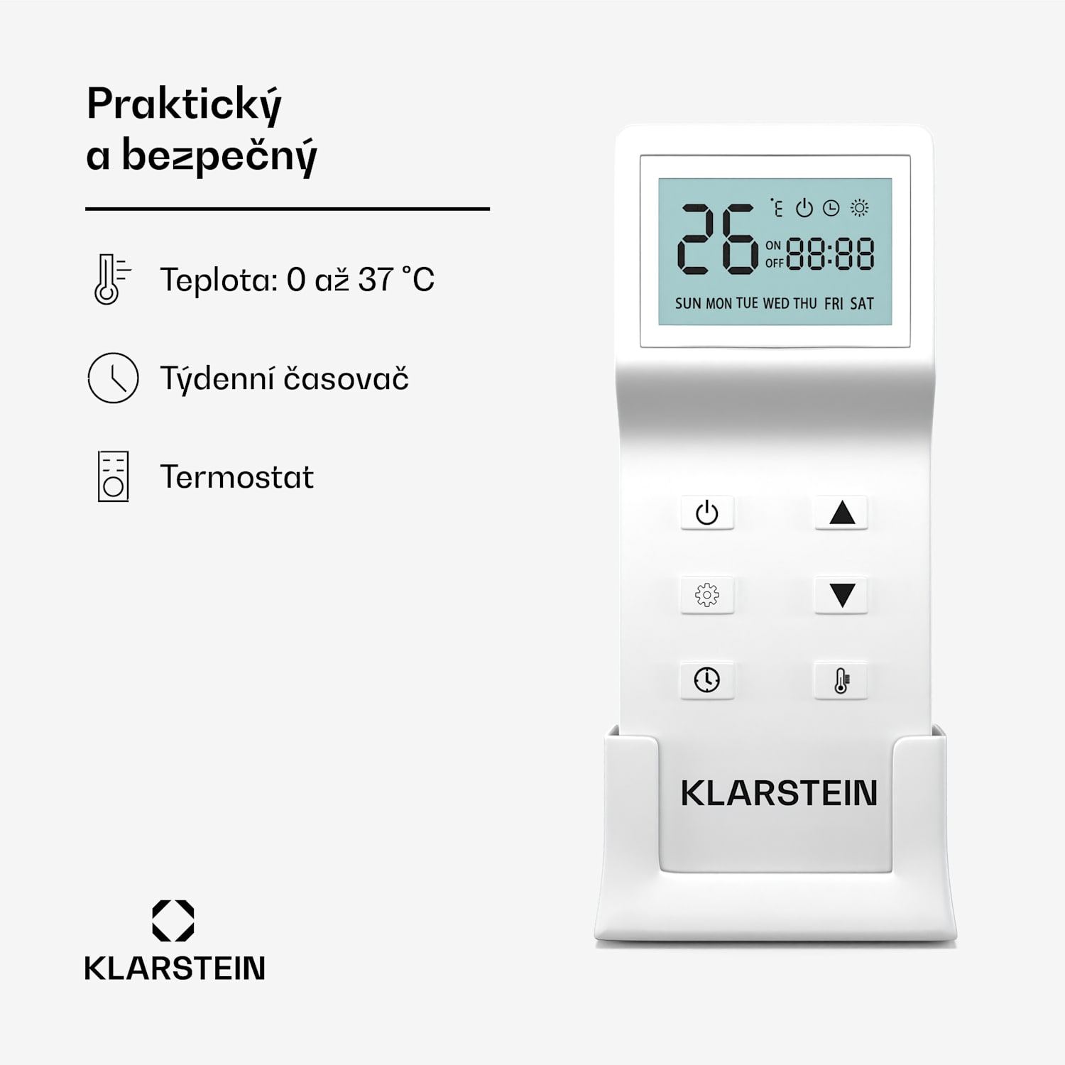 Wonderwall 120, infračervený ohřívač, 120 x 100 cm, 1200 W, časovač, IP24 1200 W
