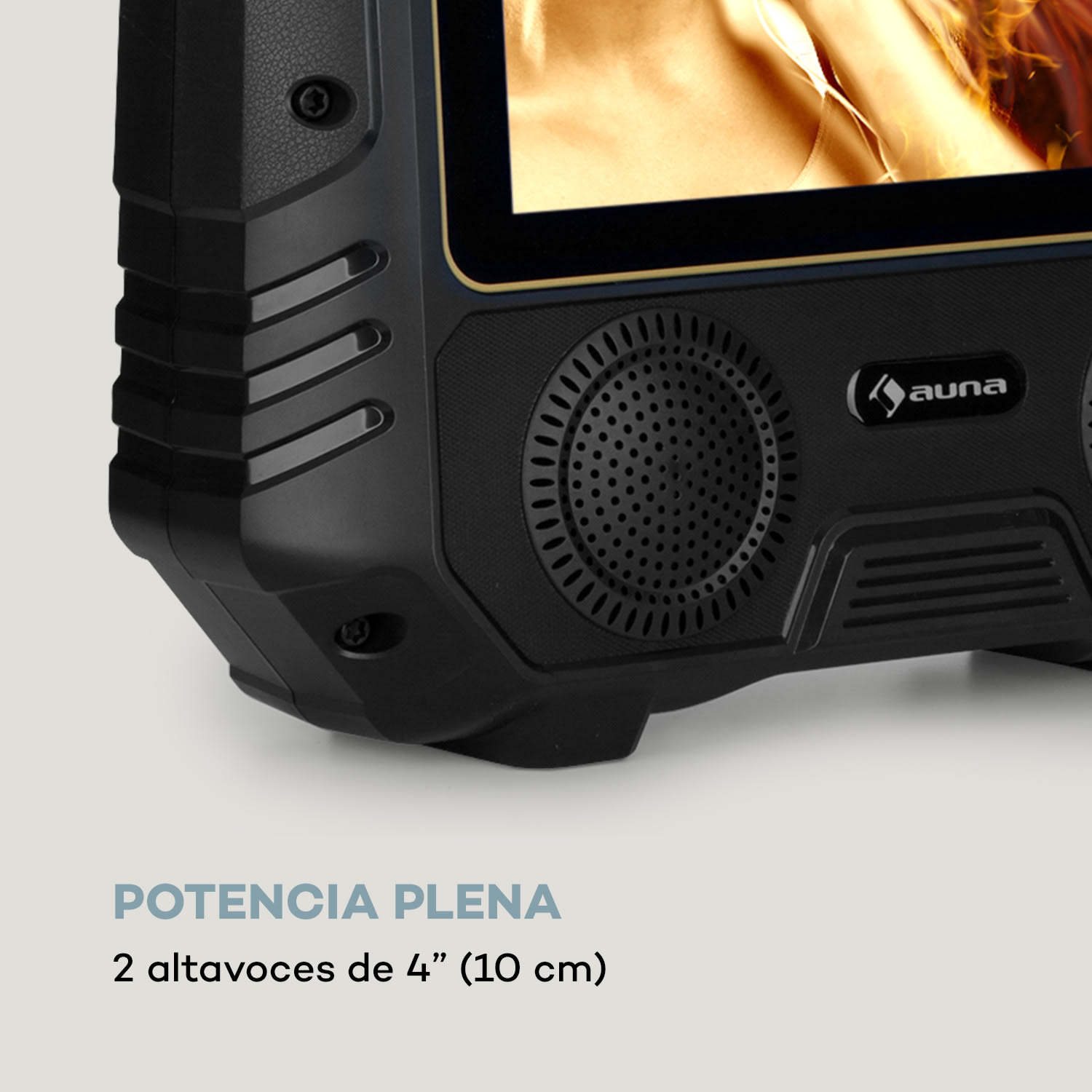 CenterStage 4 Altavoz de karaoke móvil 30 W Display de 14,1" Micrófono inalámbrico Altavoz de 2 x 4 " | Negro