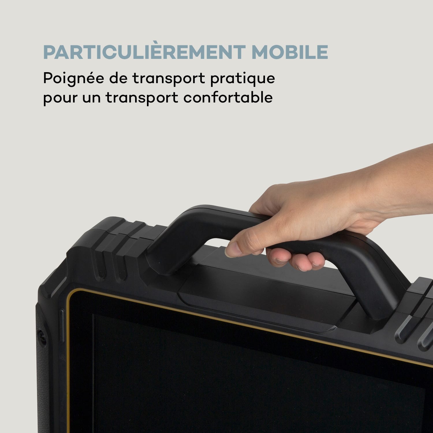 CenterStage 4 Enceinte karaoké portable 4" 10W écran 14,1" + micro sans fil 2 x enceintes de 4" | Noir