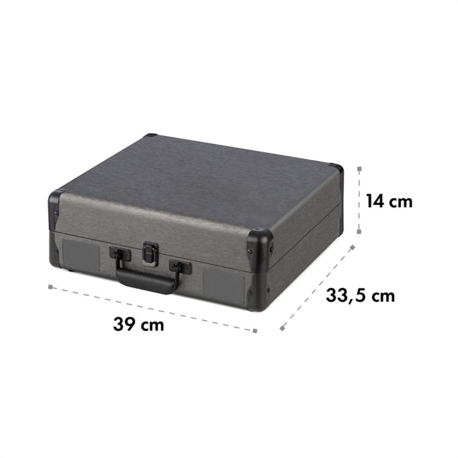 Billy Bob Tocadiscos con BT Altavoz estéreo Bluetooth negro Negro