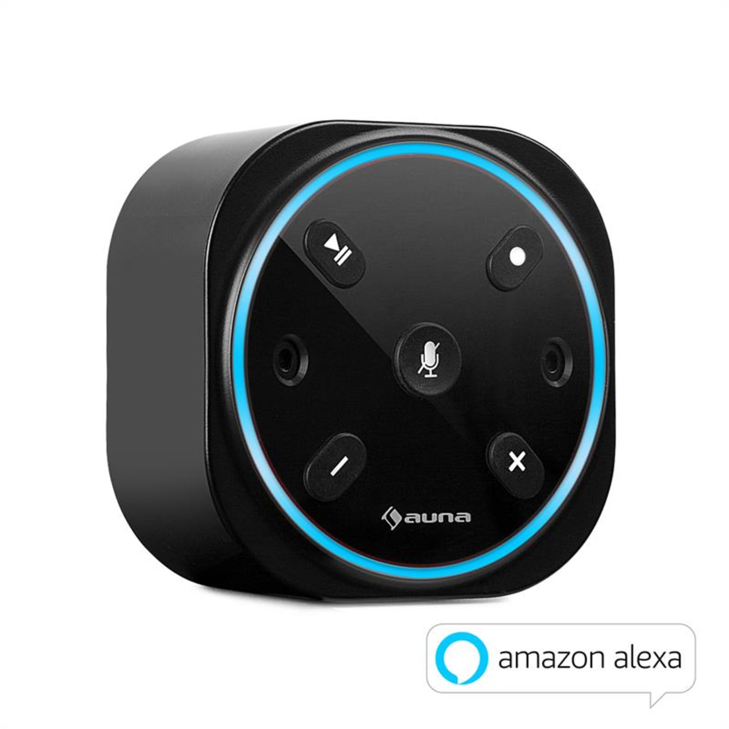 Intelligence Plug, bezdrôtový inteligentný reproduktor, Alexa-VoiceControl, ovládanie hlasom Čierna