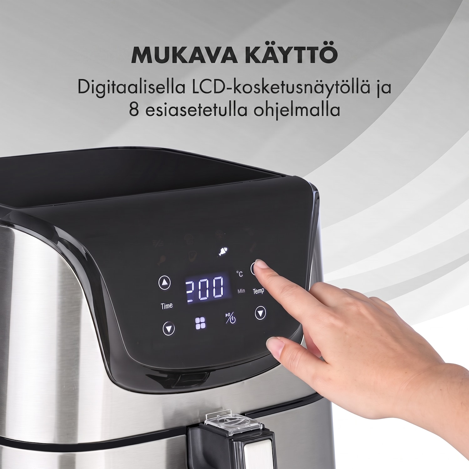 Aero Vital deluxe kuumailmakeitin 1700 W 5 litraa ruostumatonta terästä hopeanvärinen Deluxe | Hopea Metallinen